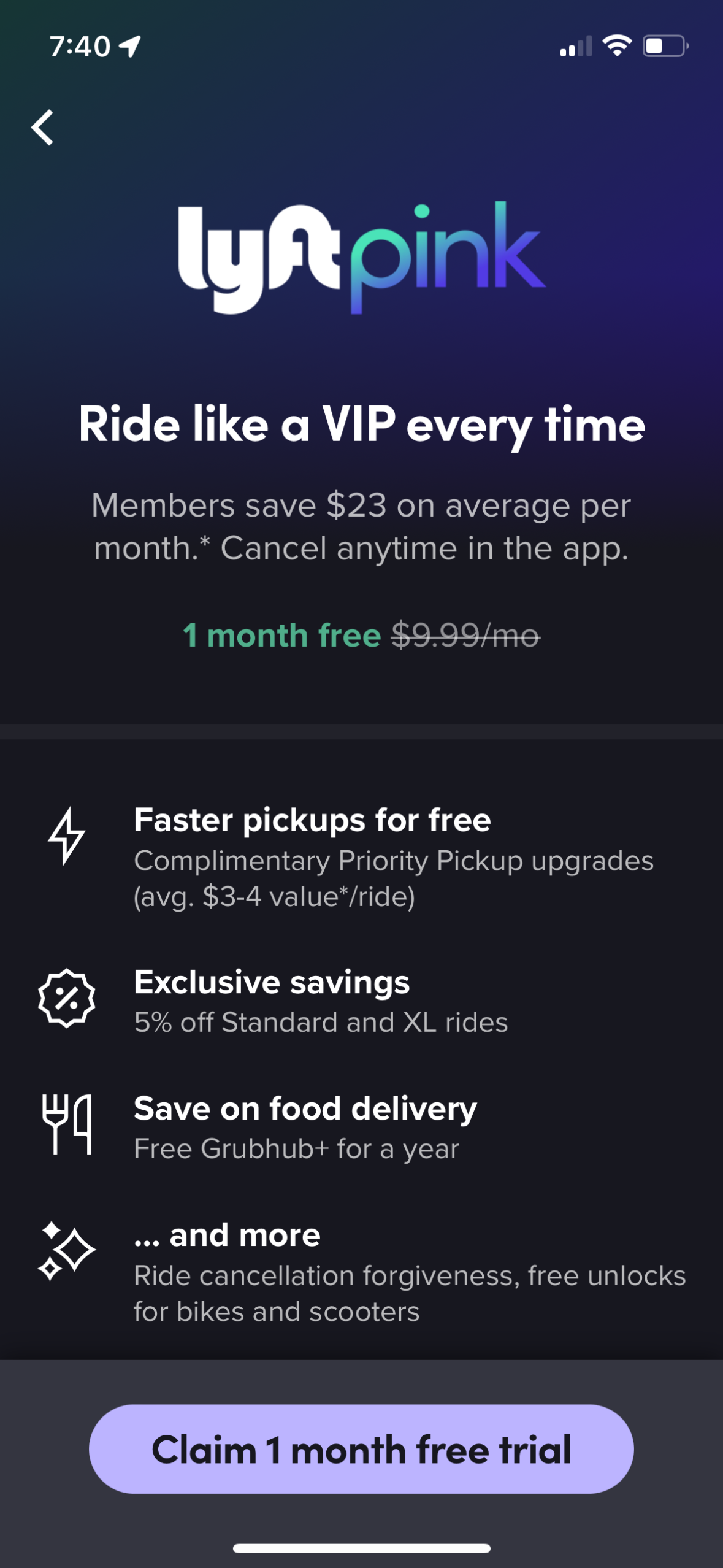 lyft app screenshot 122
