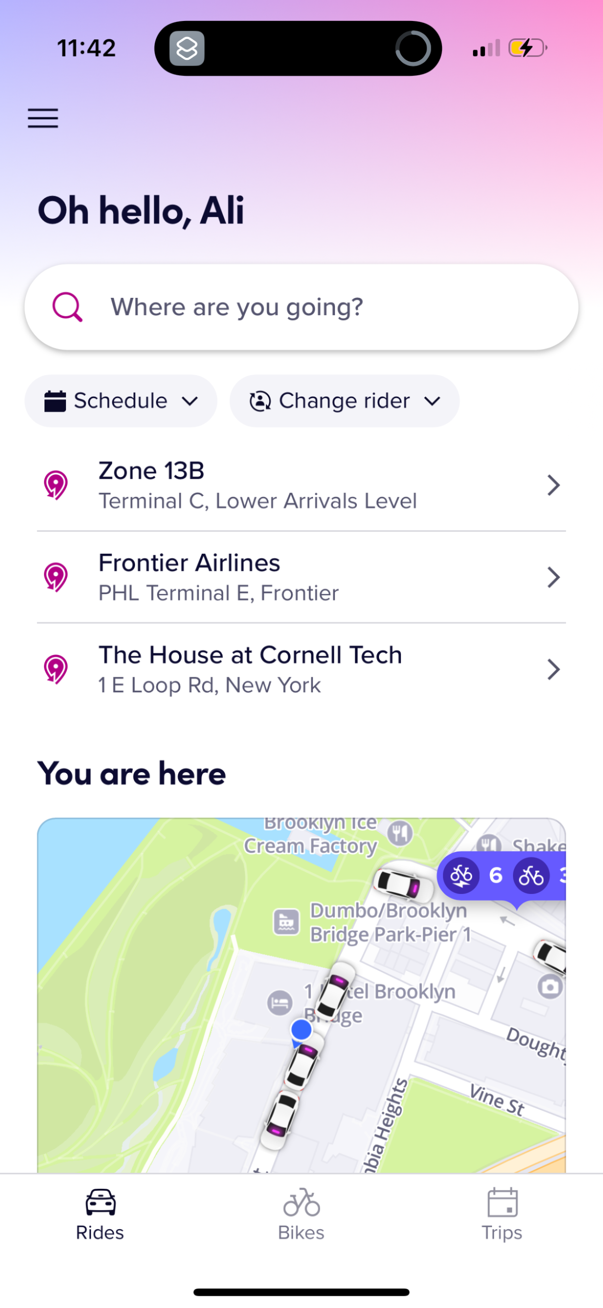 lyft app screenshot 92