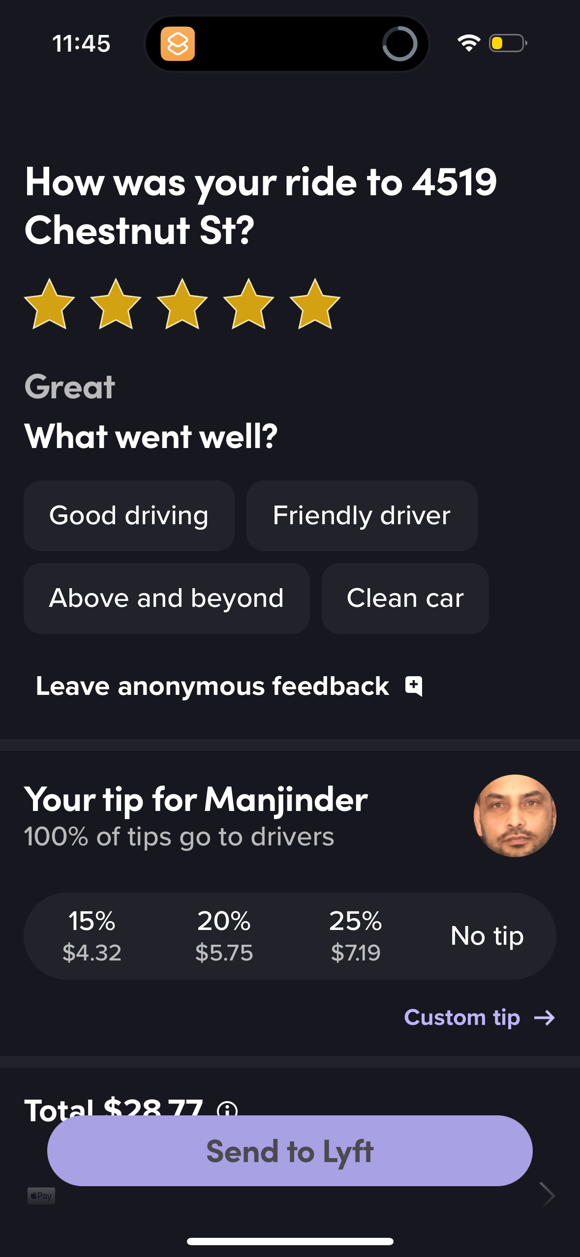 lyft app screenshot 88