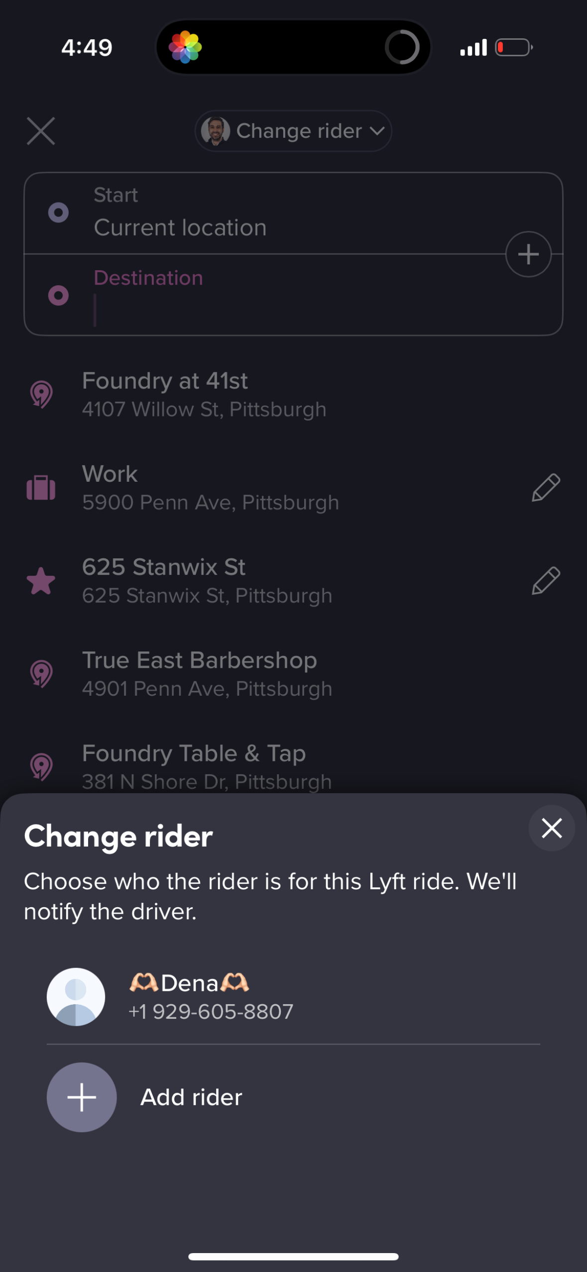 lyft app screenshot 42