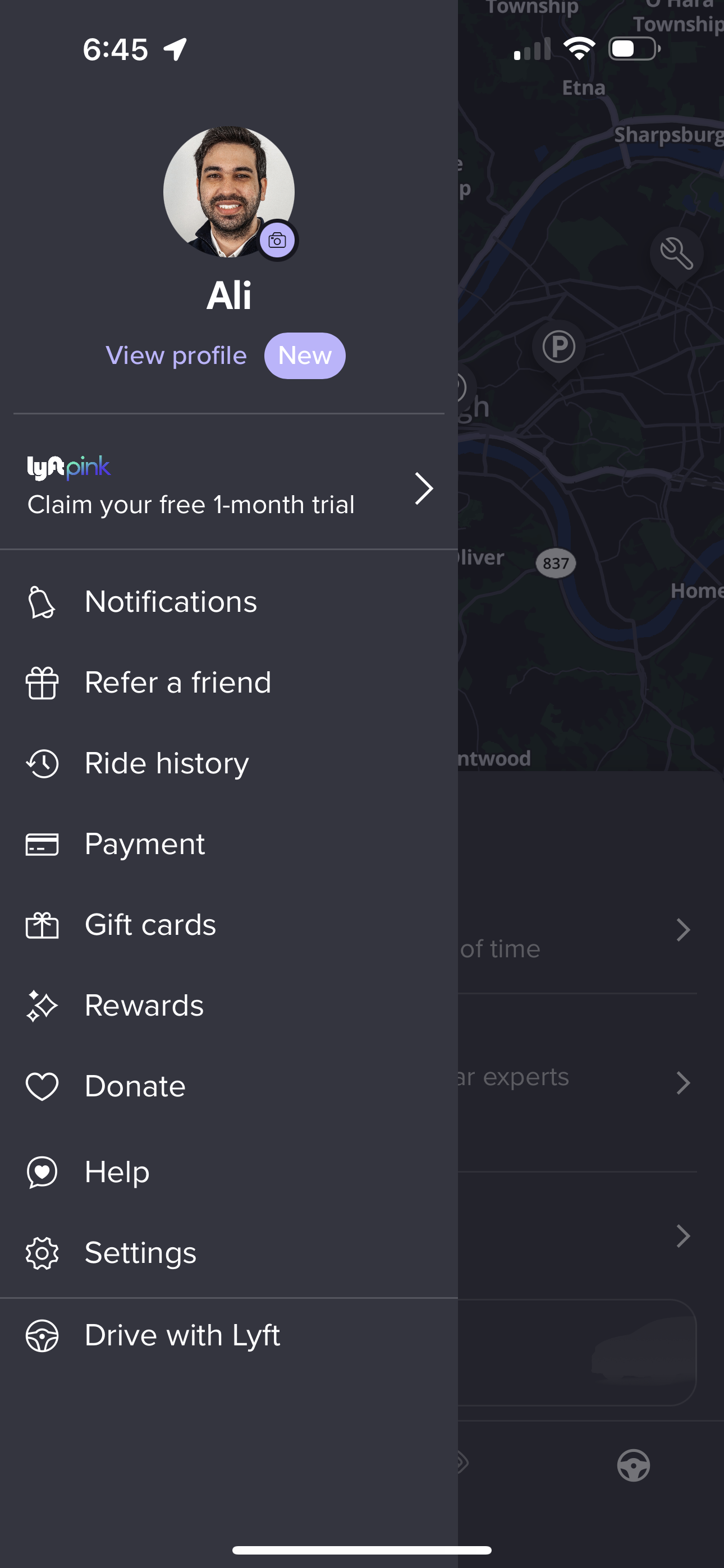 lyft app screenshot 210