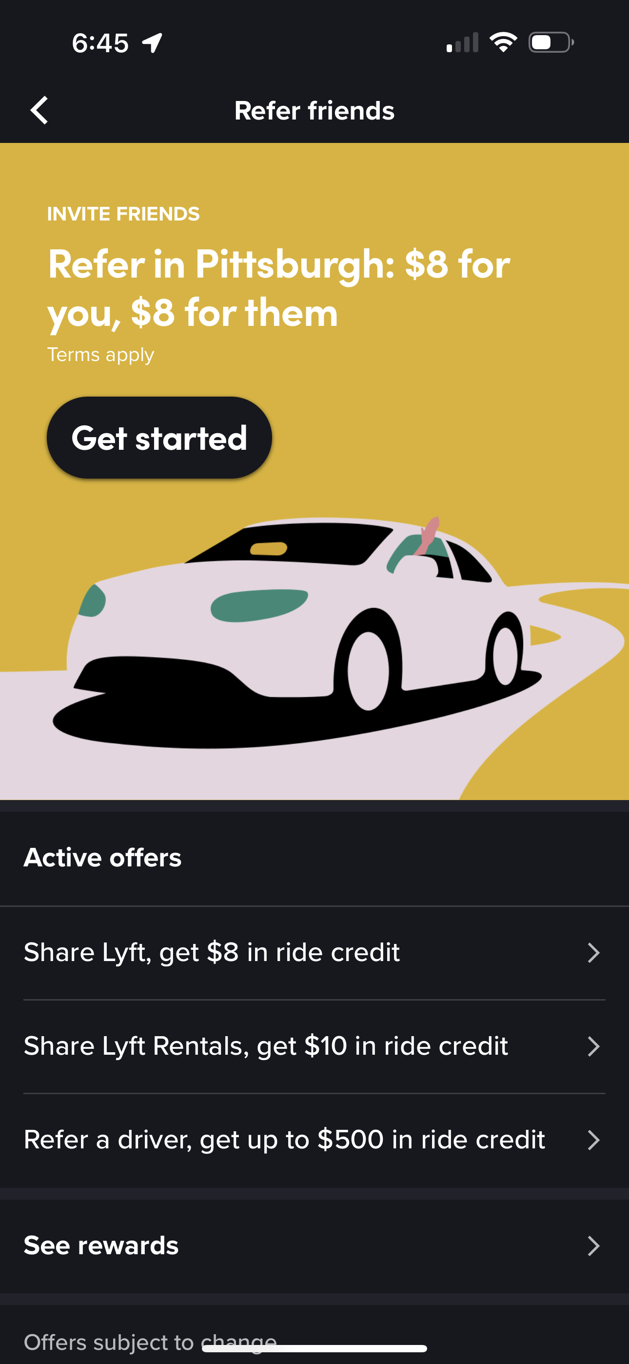lyft app screenshot 208