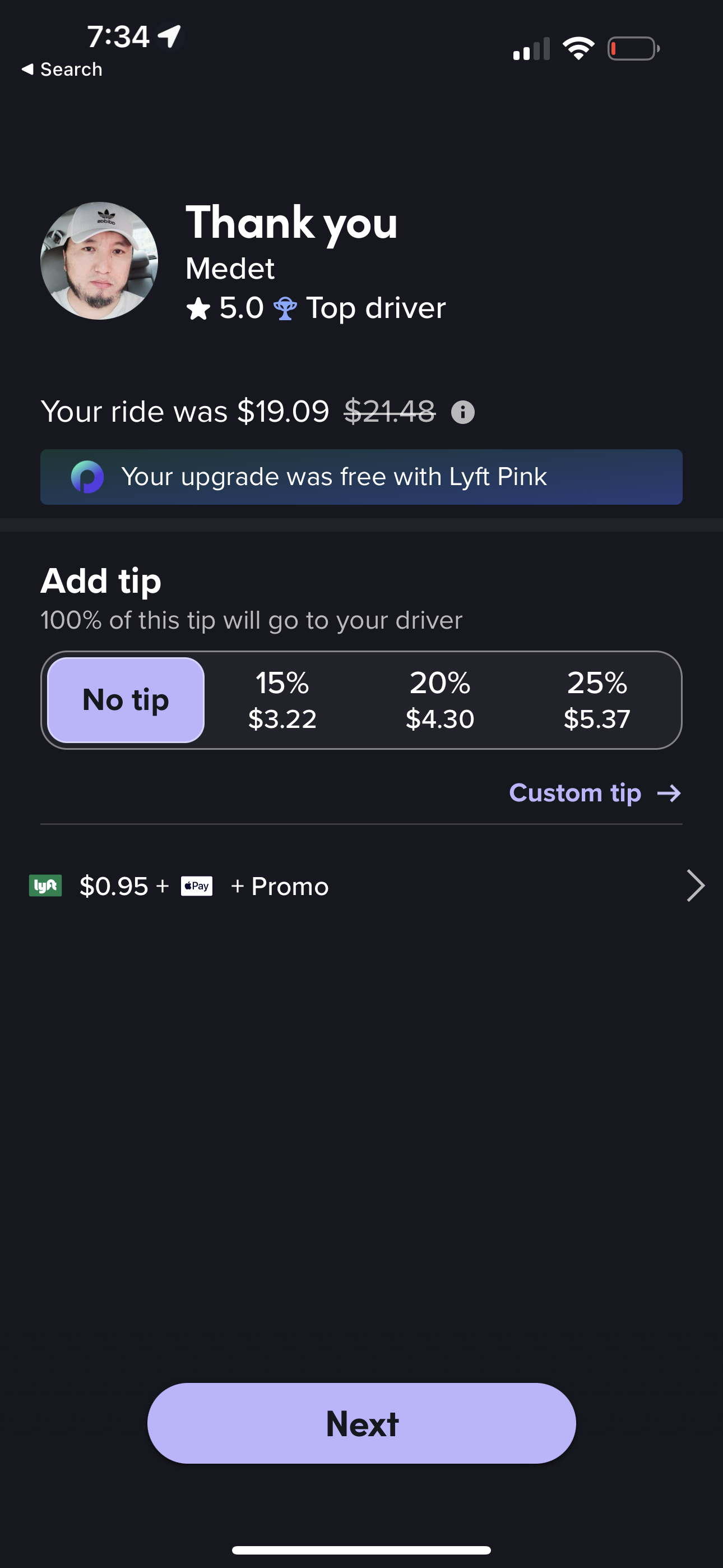 lyft app screenshot 189