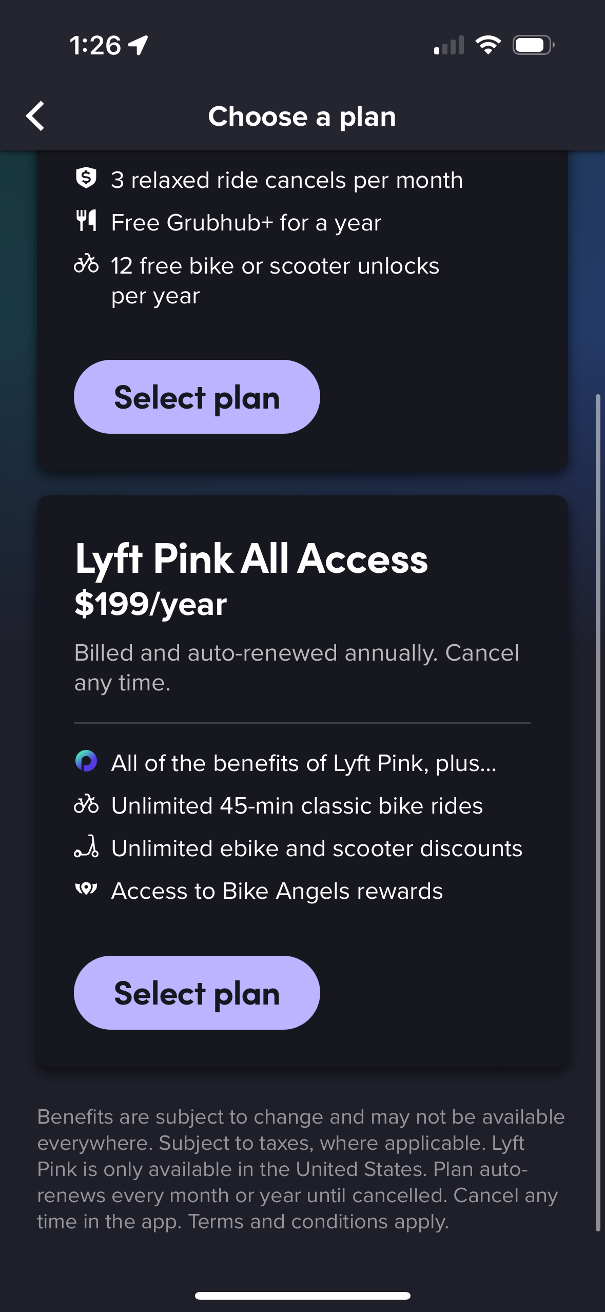 lyft app screenshot 175
