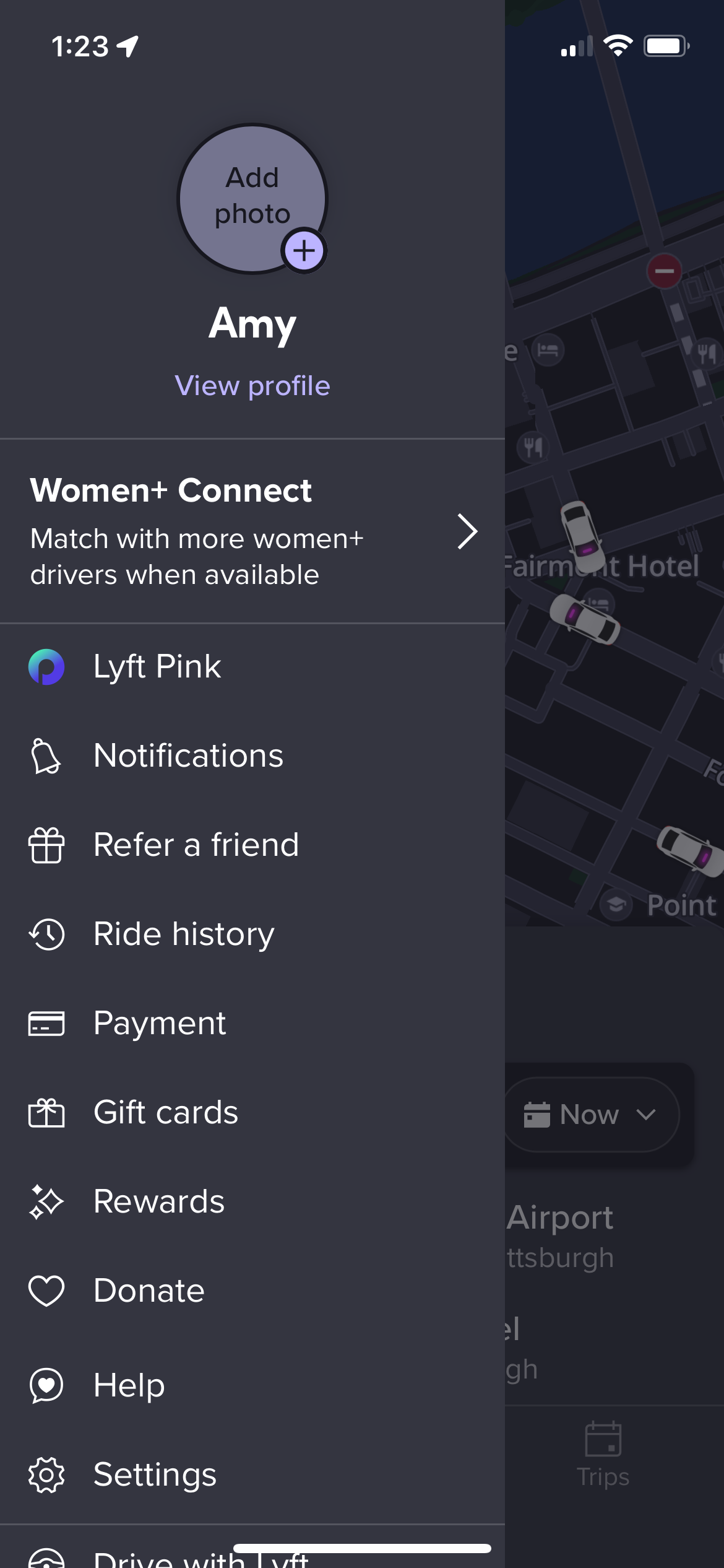 lyft app screenshot 157