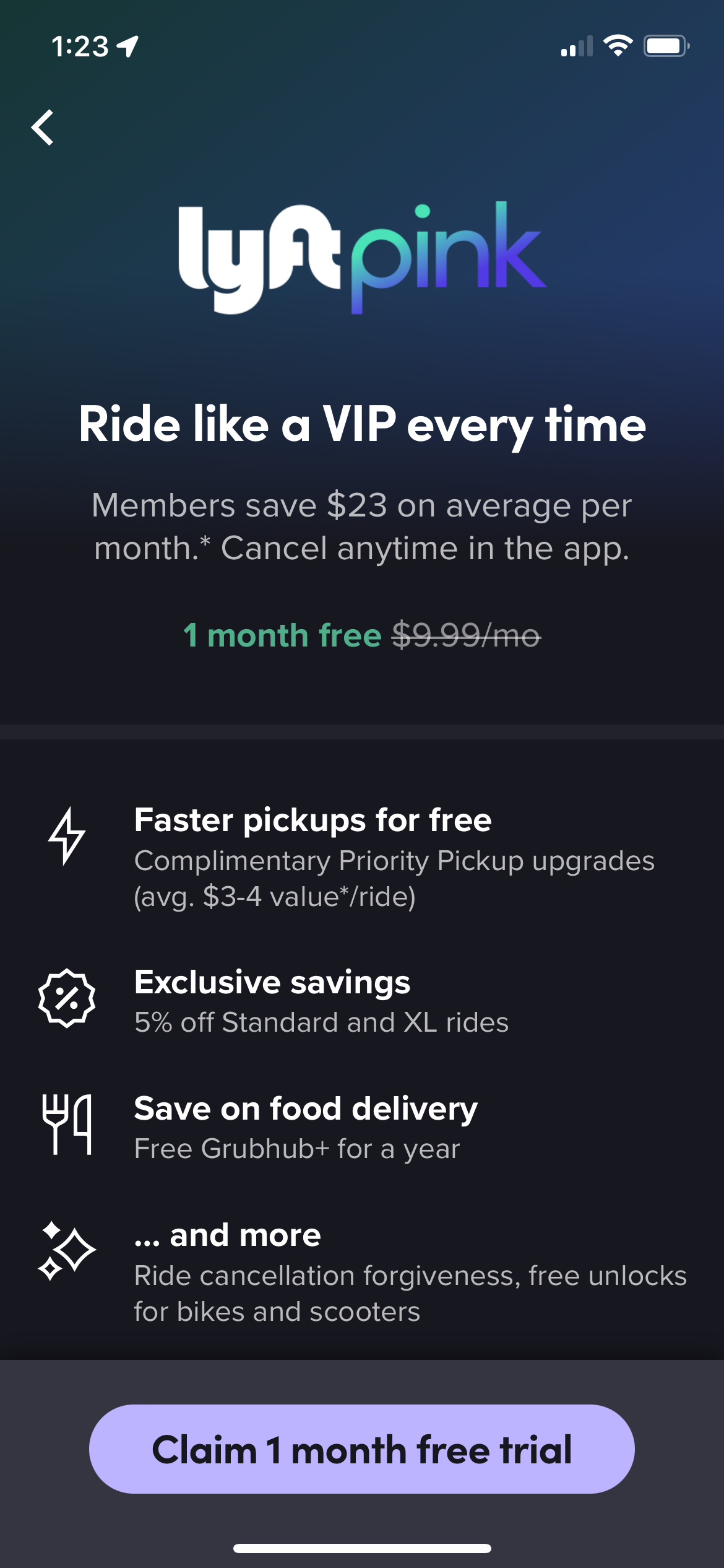lyft app screenshot 156