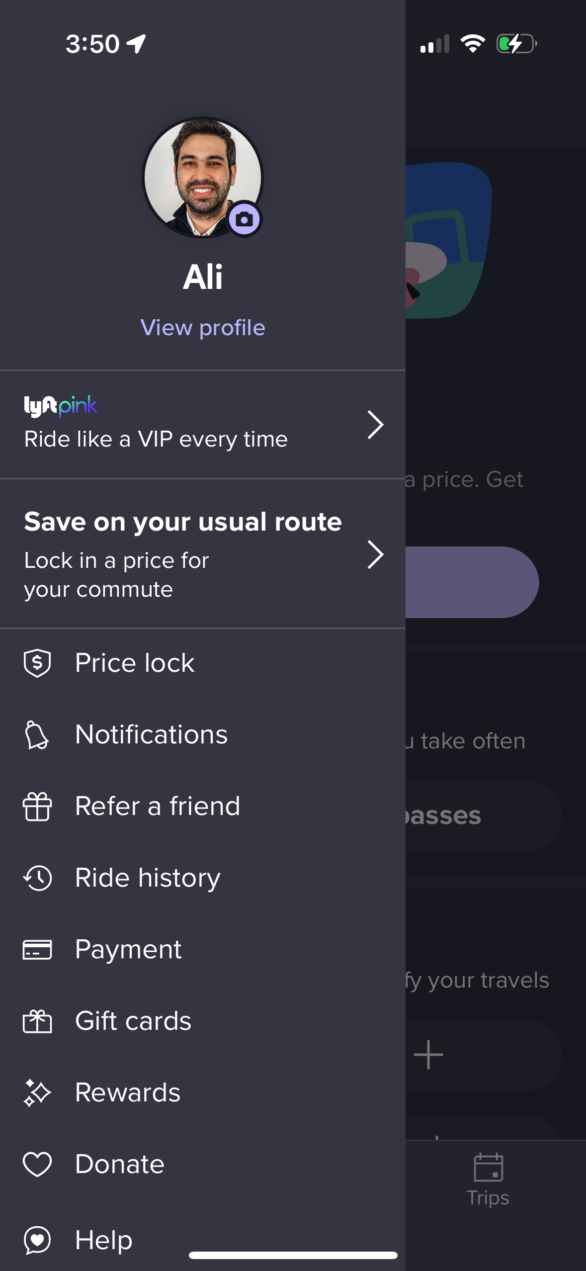 lyft app screenshot 118