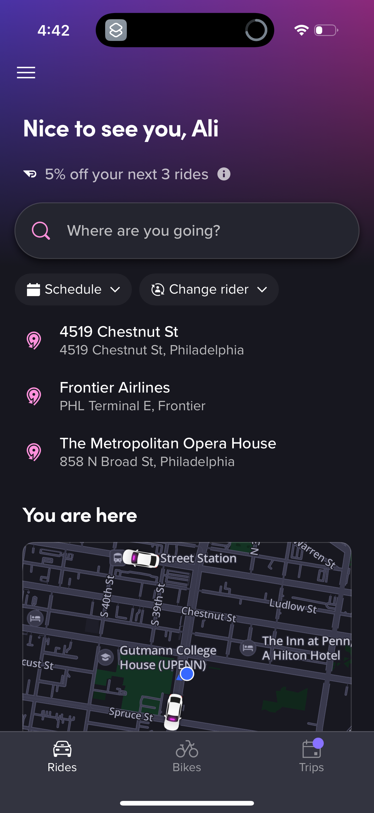 lyft app screenshot 66