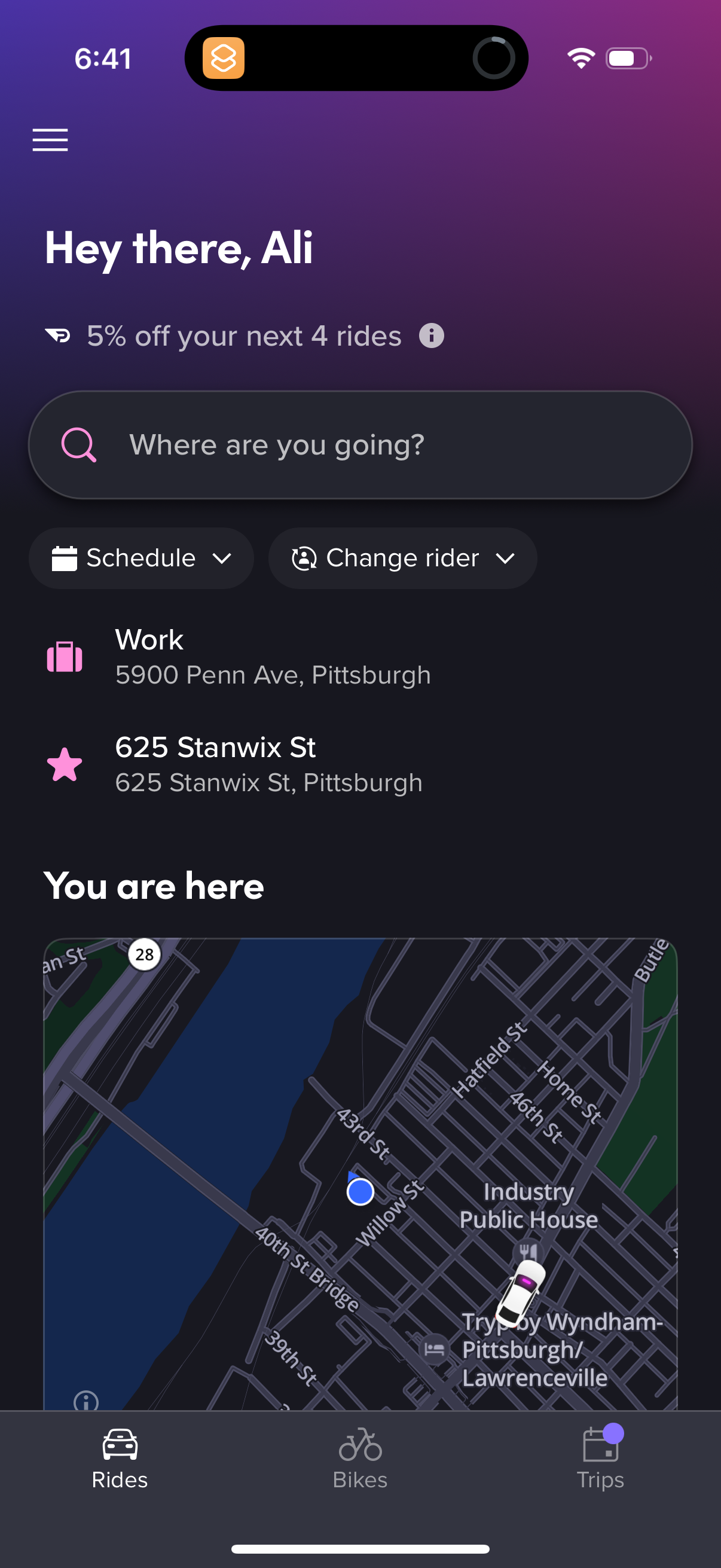 lyft app screenshot 65