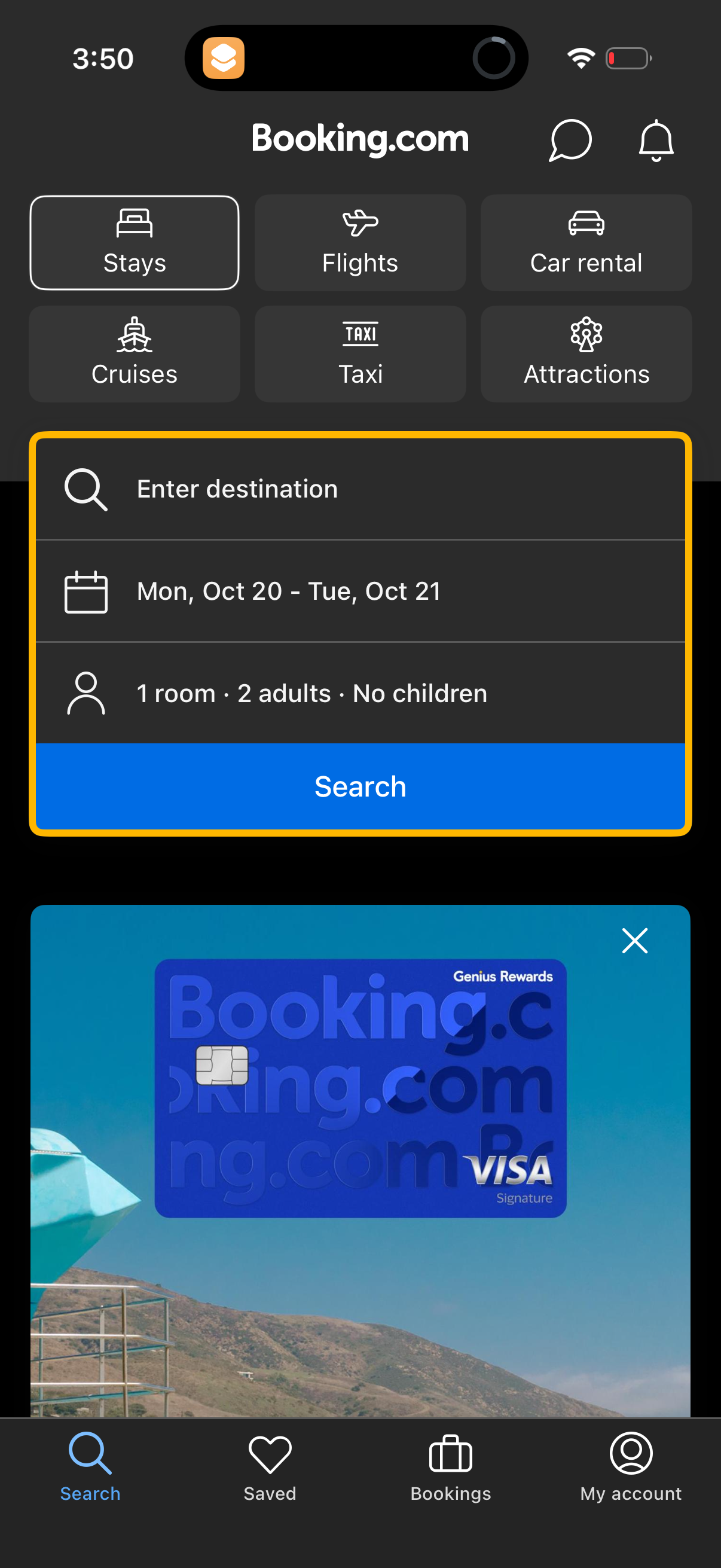 booking app screenshot 3