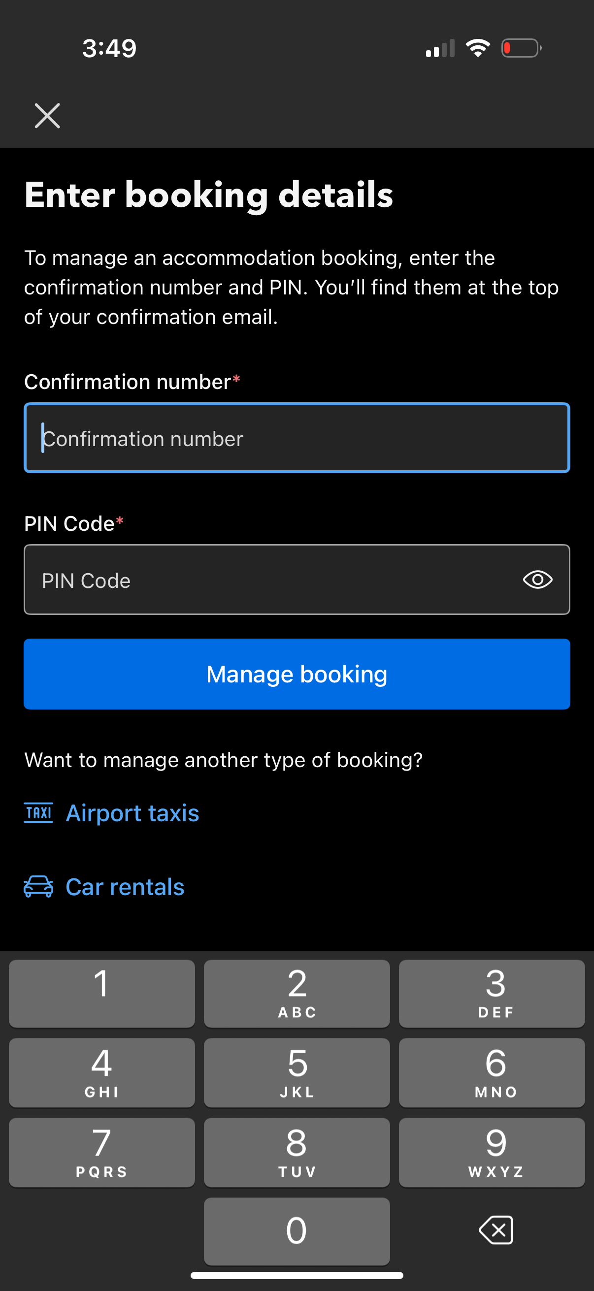 booking app screenshot 19