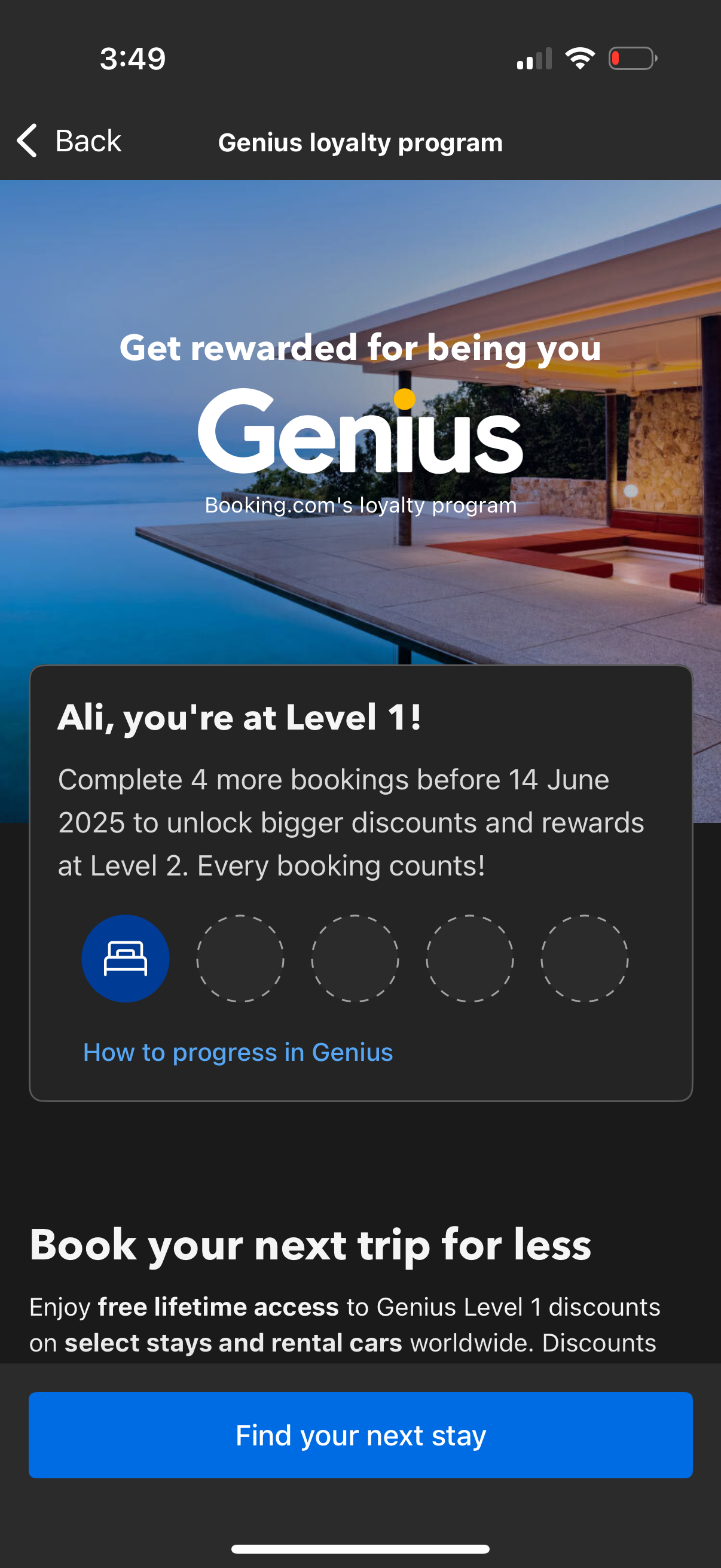 booking app screenshot 17