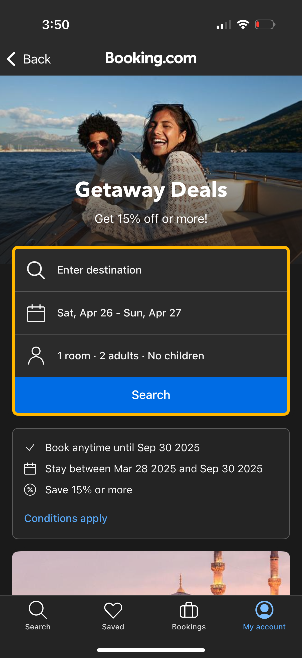 booking app screenshot 9