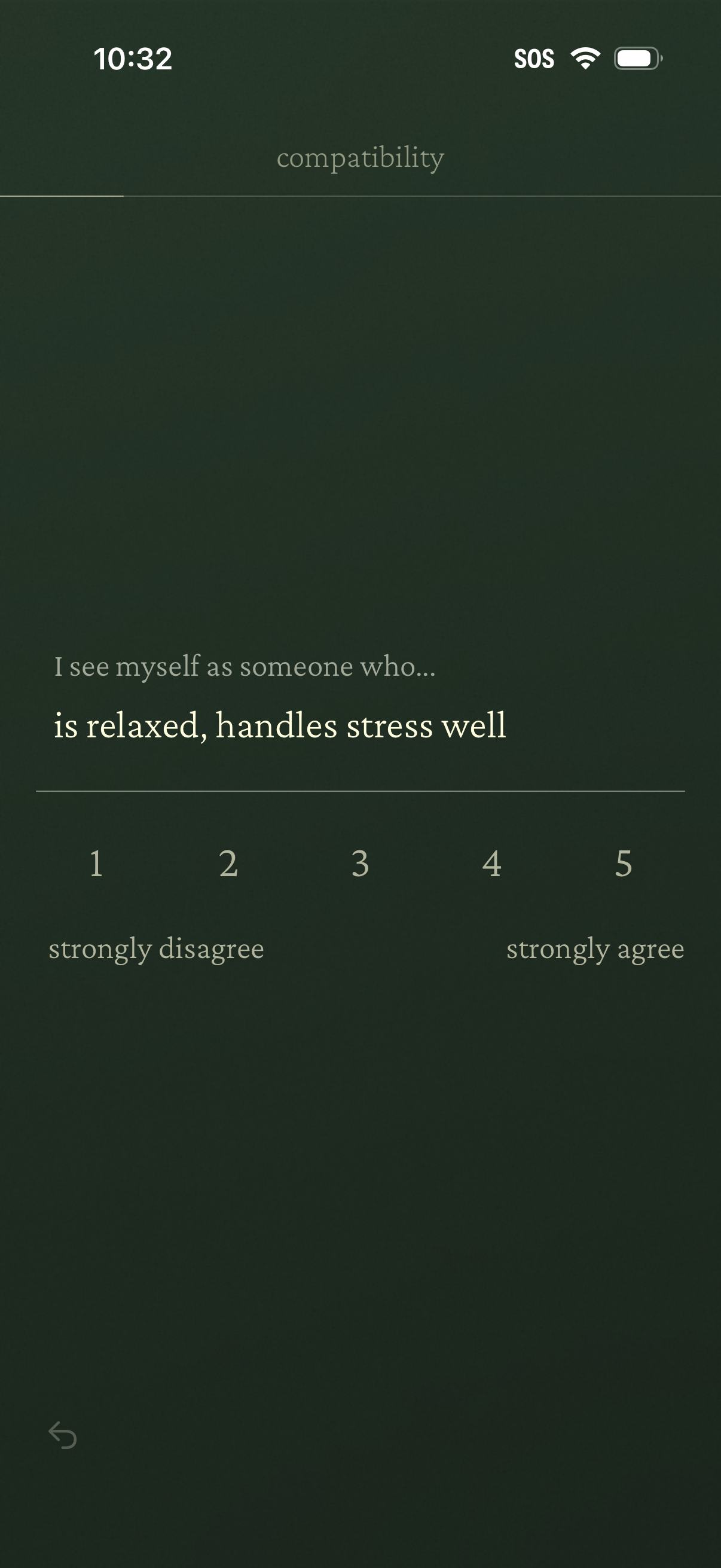 222 answer personality scale