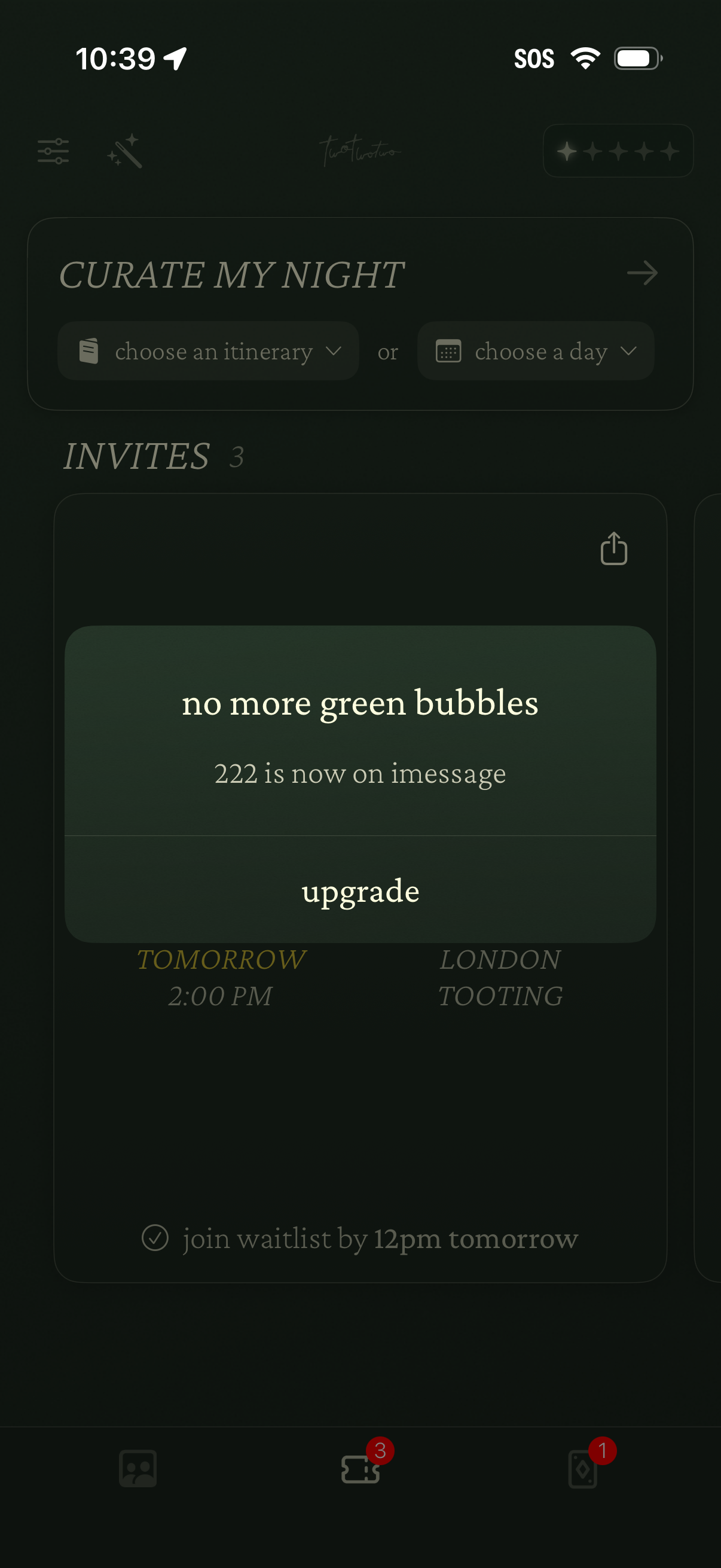 222 upgrade to messaging