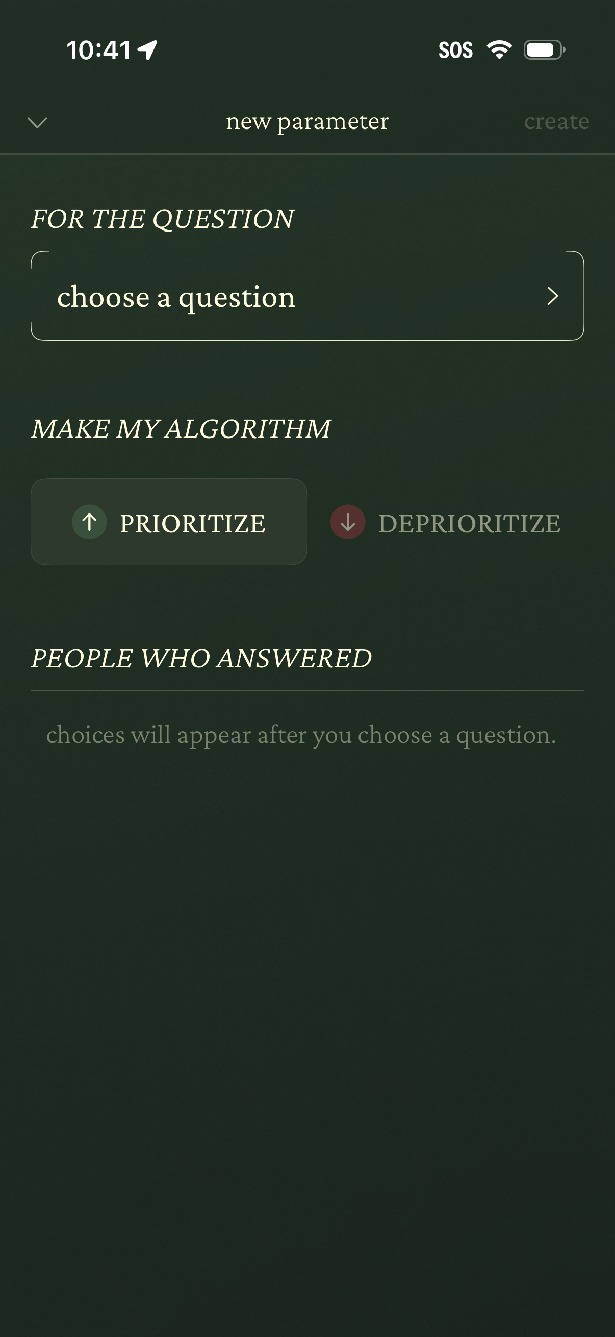 222 design matching parameters