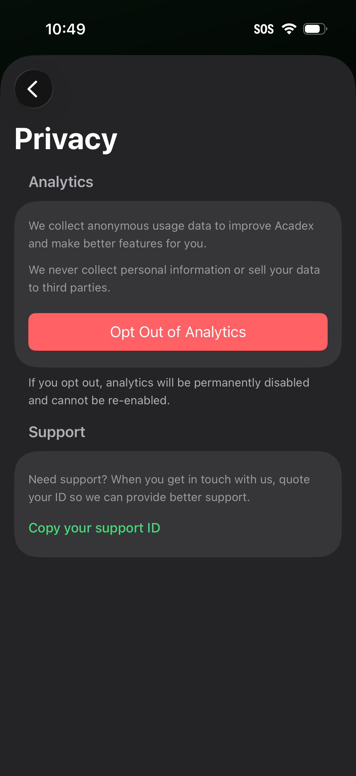 acadex app screenshot 4