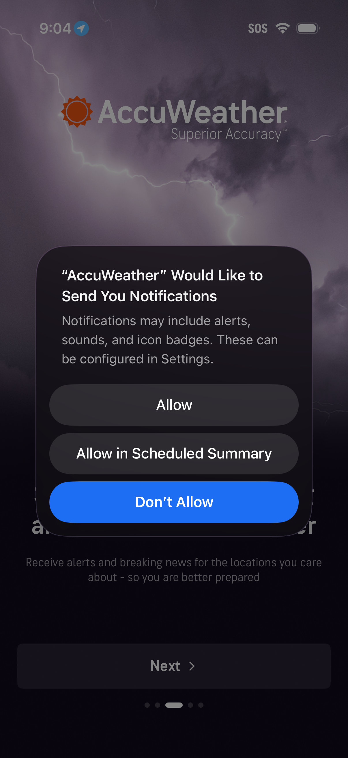 accuweather app screenshot 10