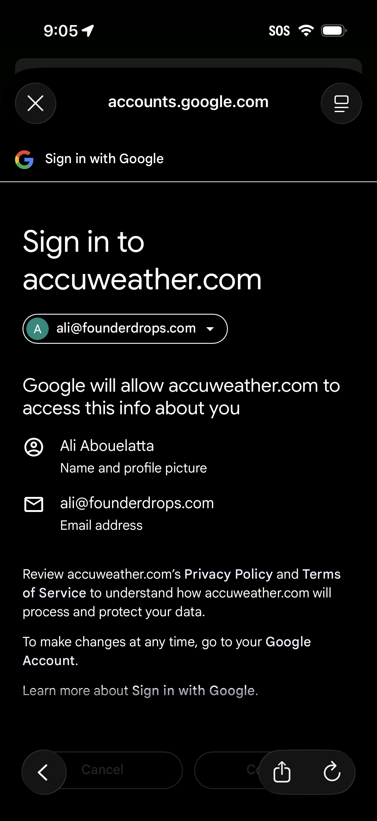 accuweather app screenshot 4