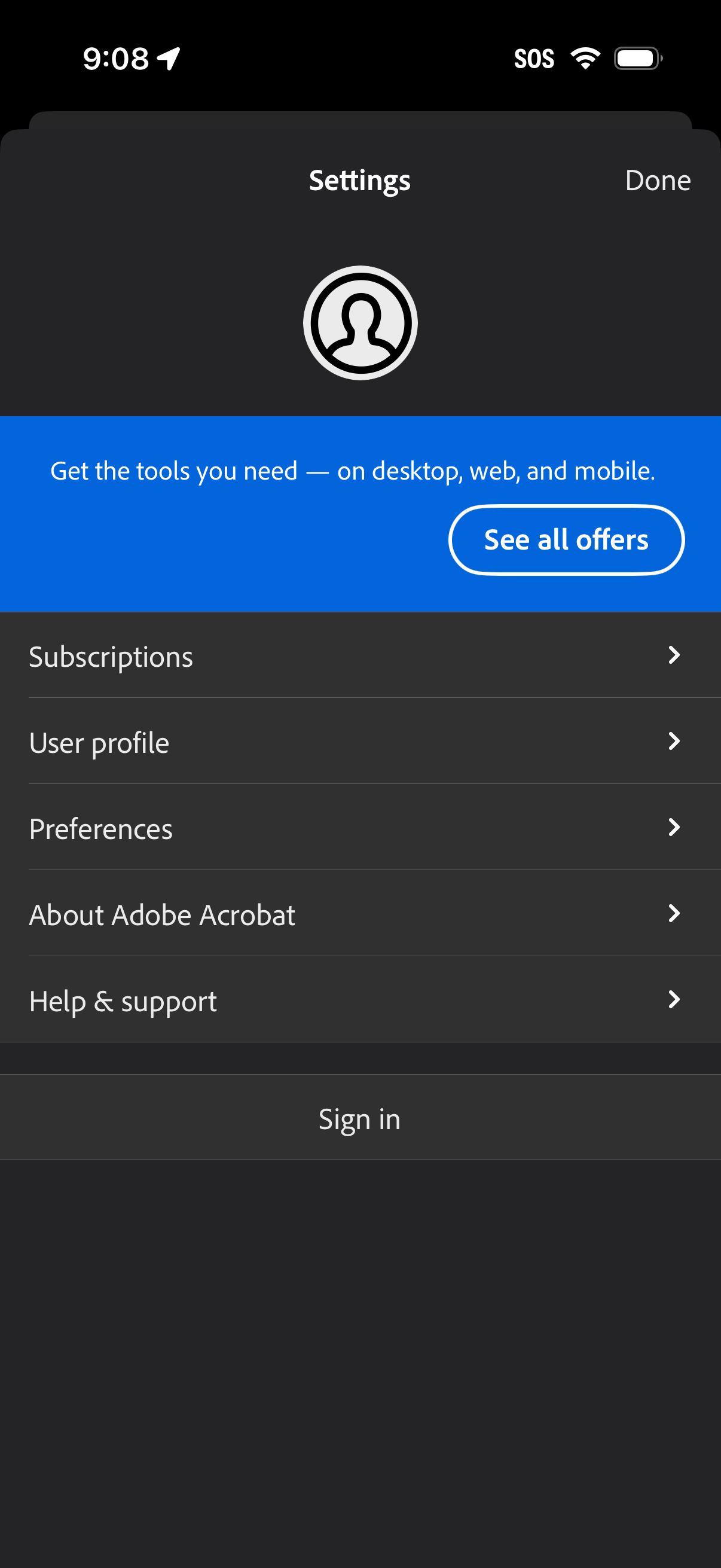 acrobat app screenshot 7