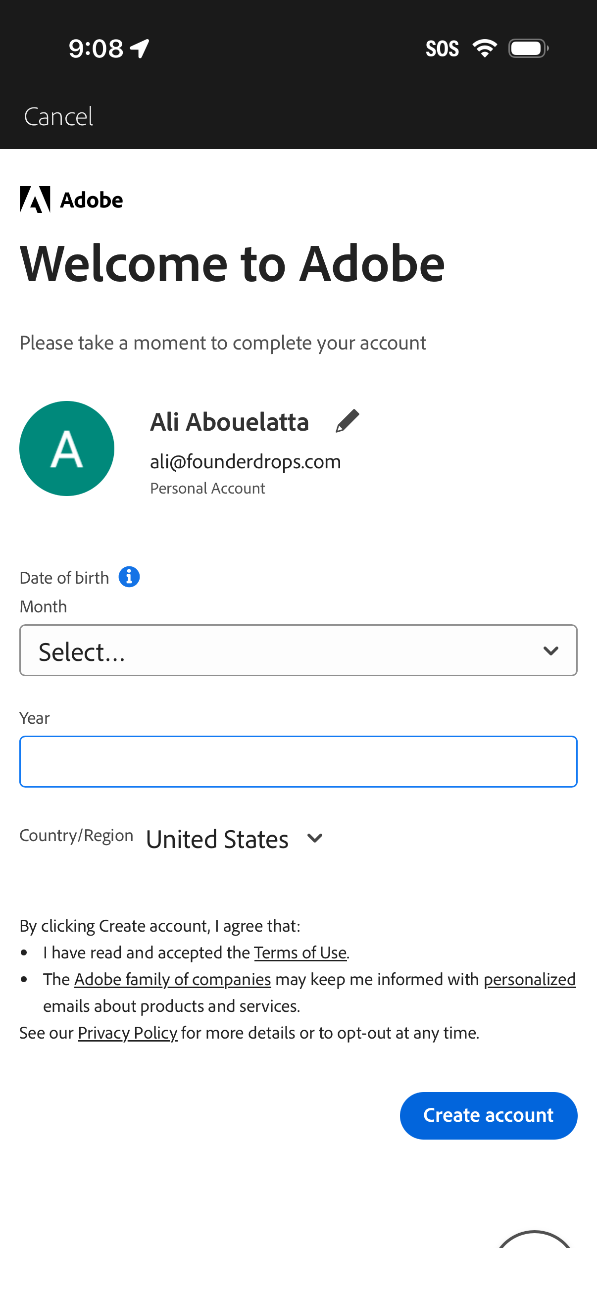 acrobat app screenshot 2