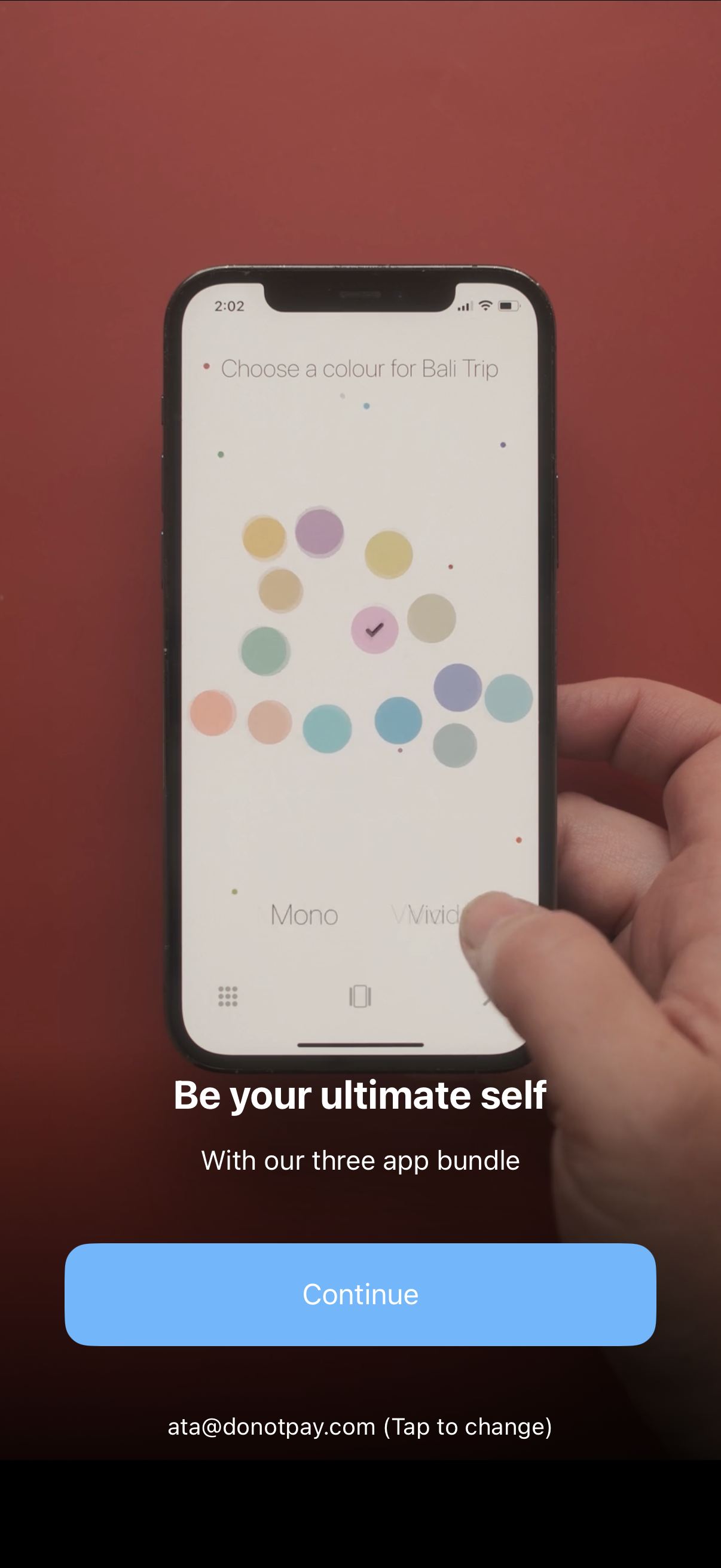 actions app screenshot 1