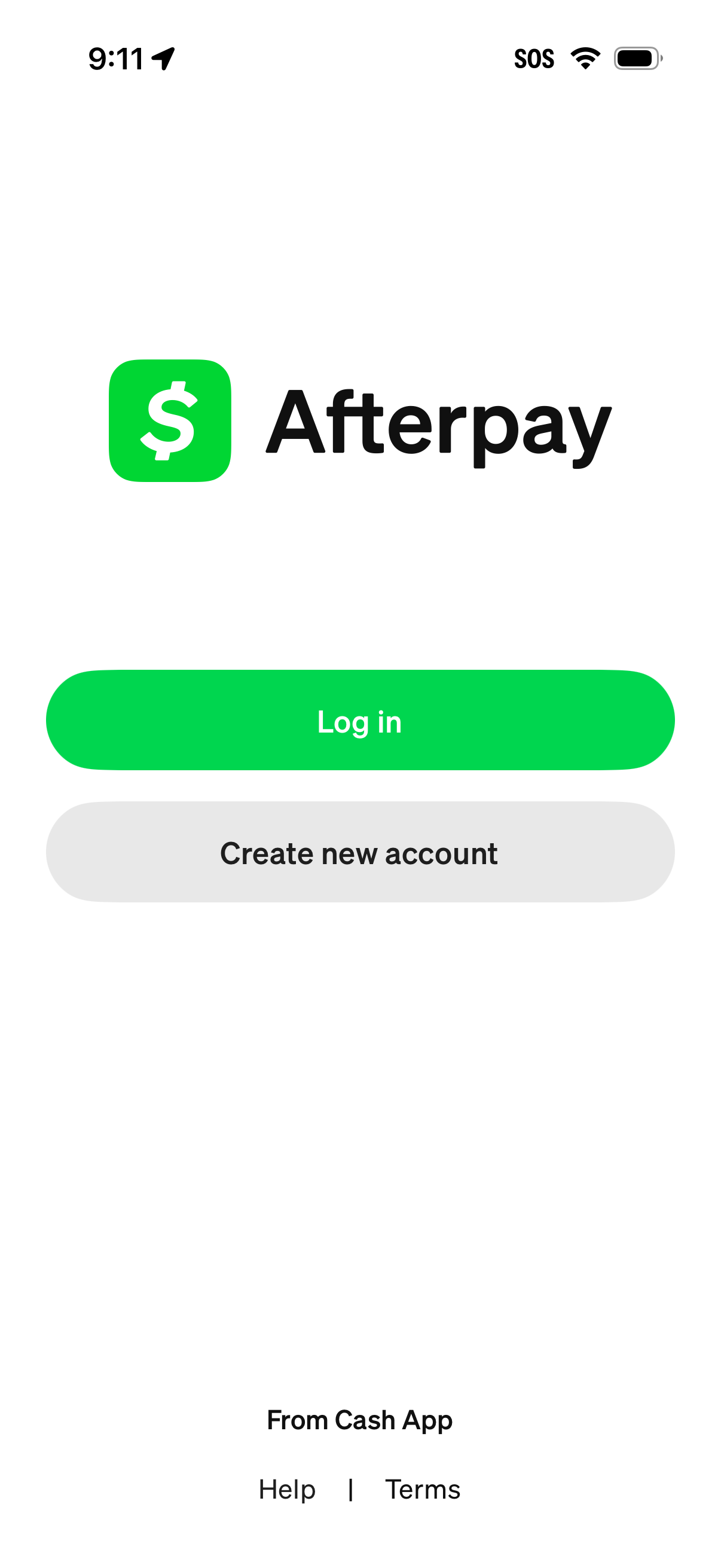 afterpay app screenshot 2