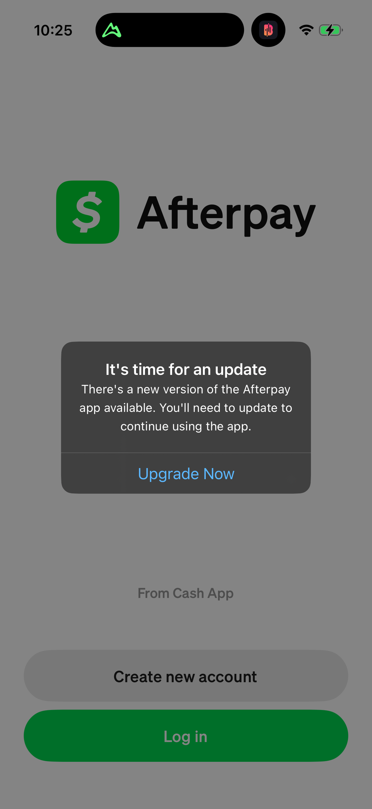 Step 1 of afterpay Main_tabs