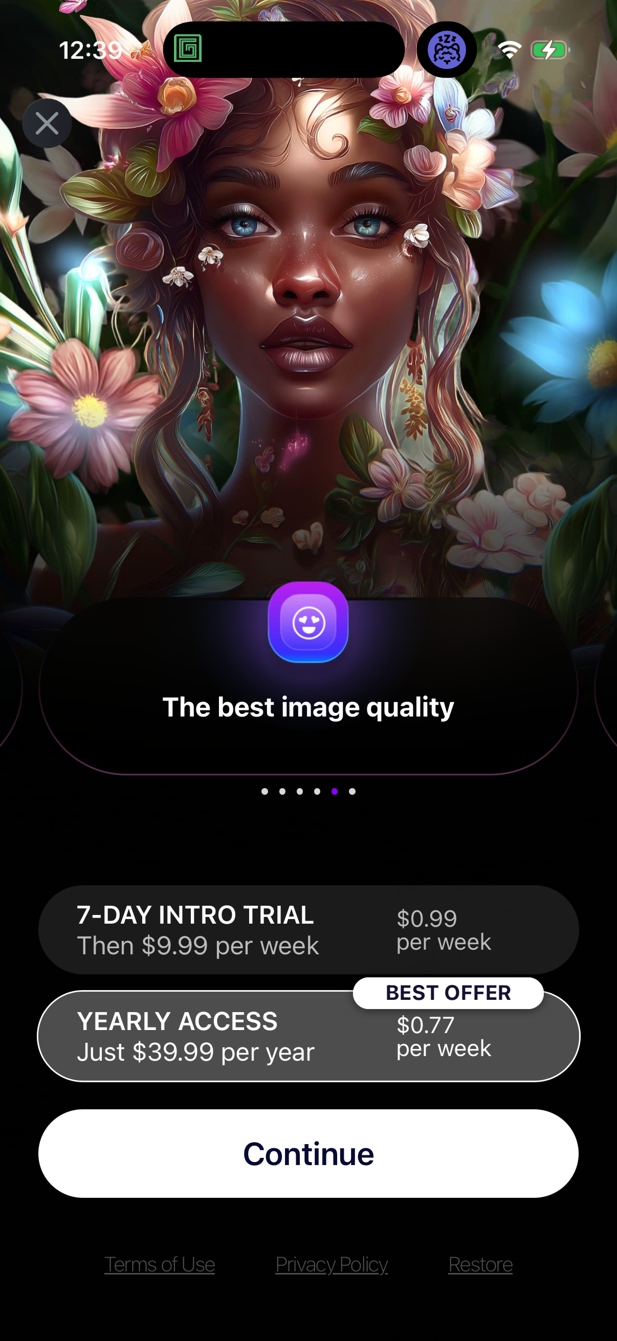 Step 1 of ai-arta Paywall