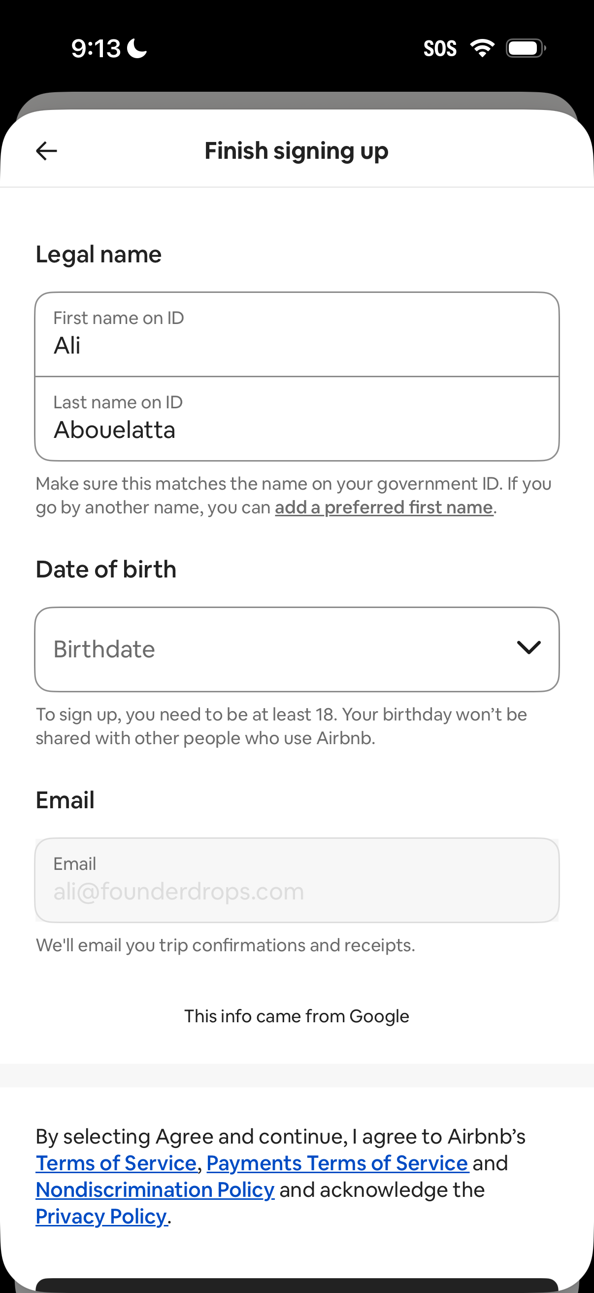 airbnb app screenshot 9