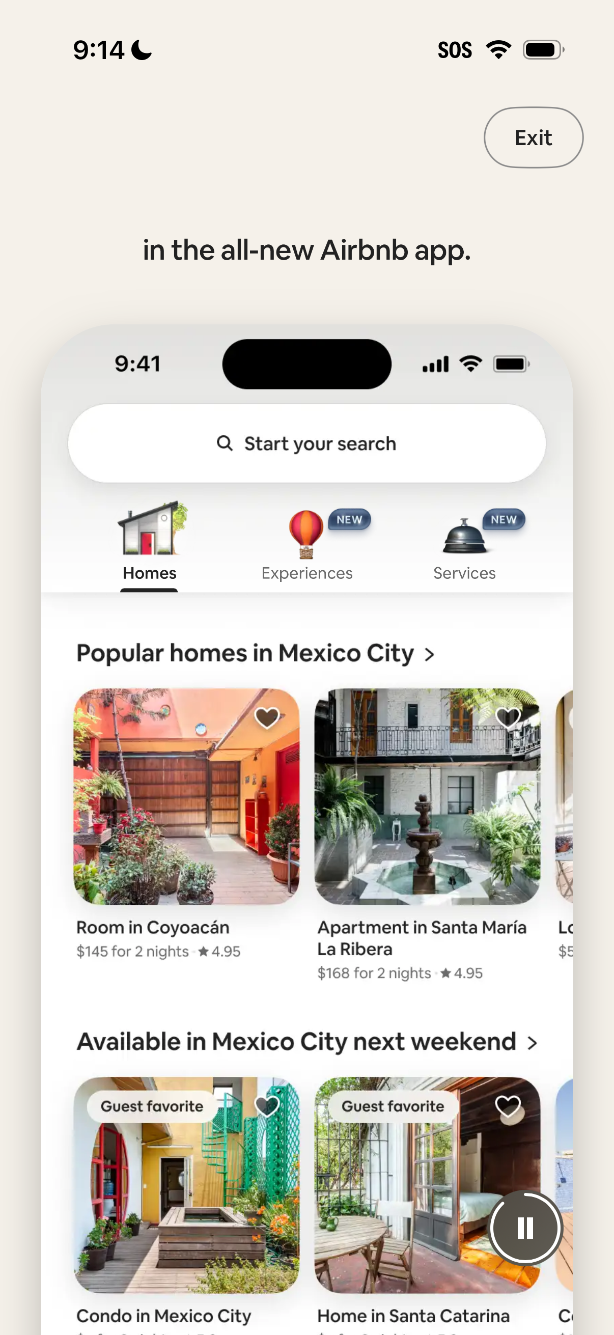 airbnb app screenshot 2