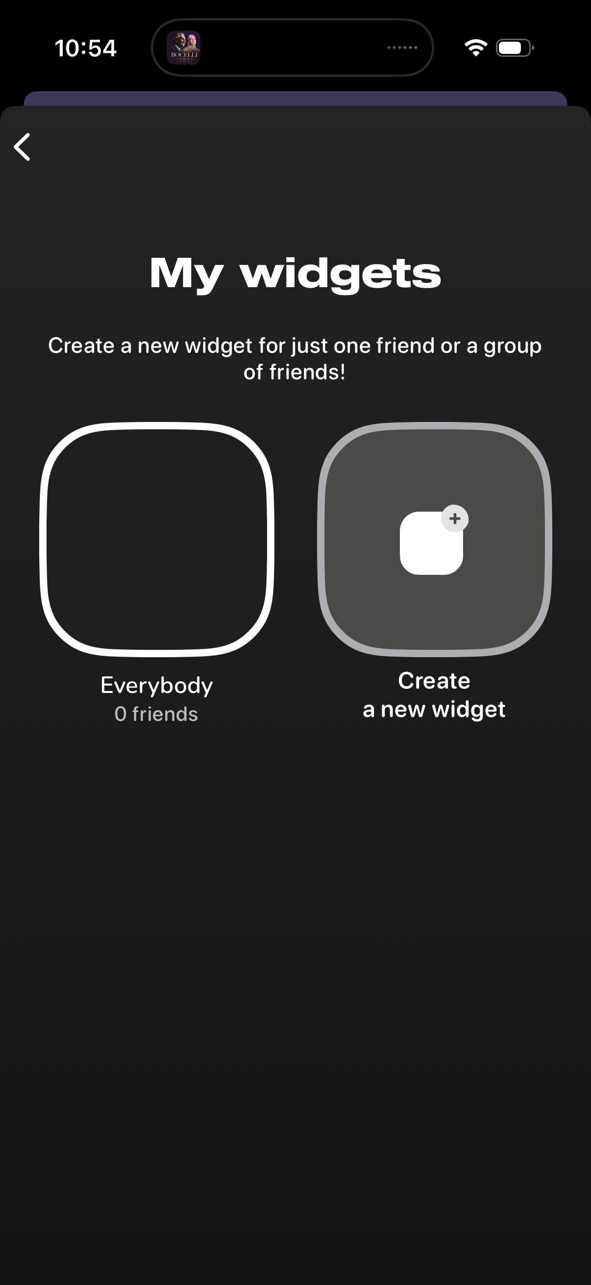 airbuds create widget theme
