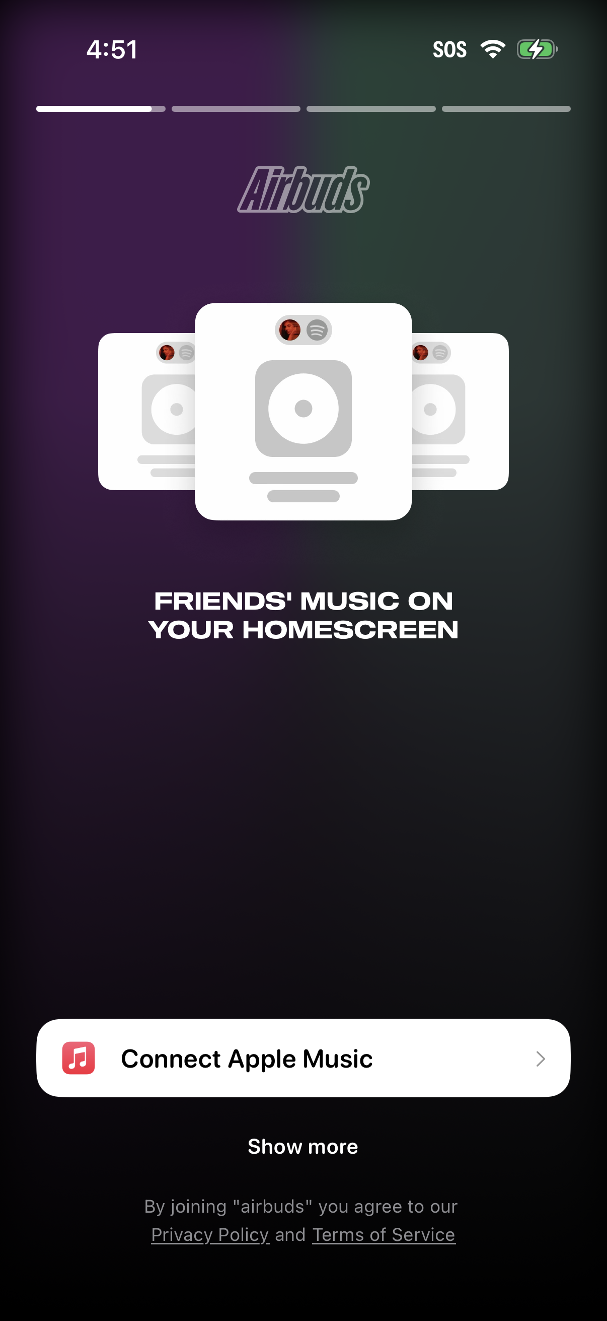 Step 3 of Airbuds Onboarding