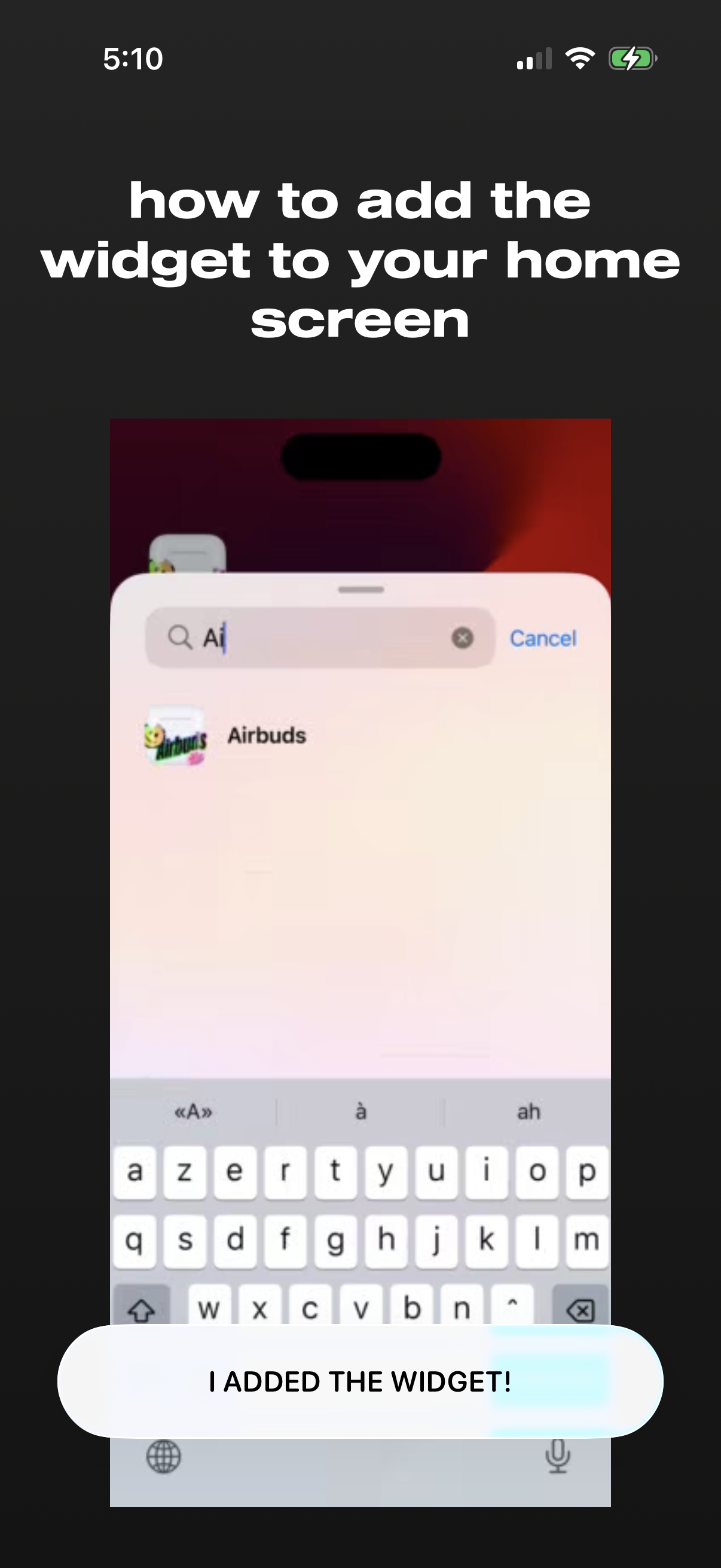 Step 4 of Airbuds Airbuds Social Setup