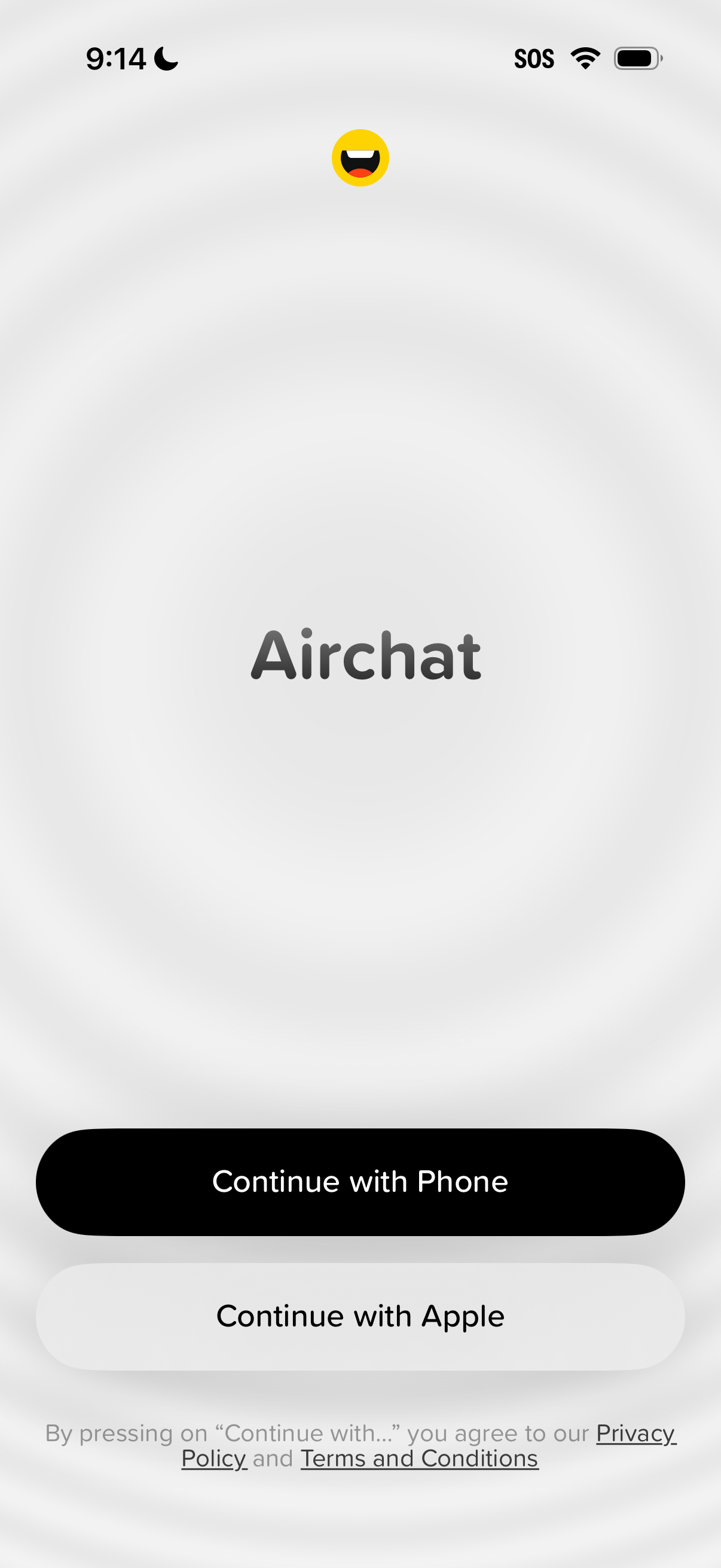 airchat app screenshot 1