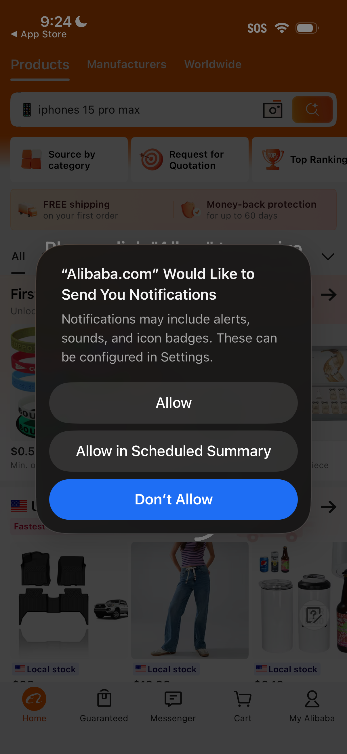 alibaba app screenshot 4