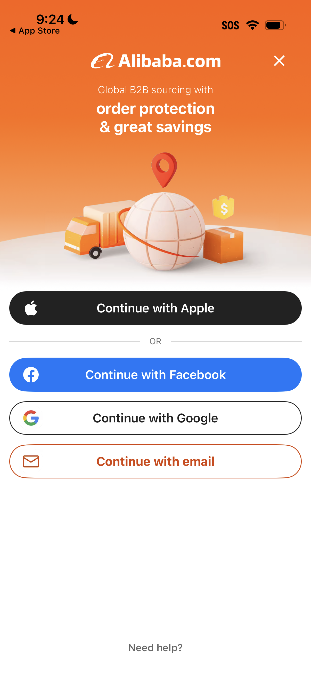 alibaba app screenshot 2