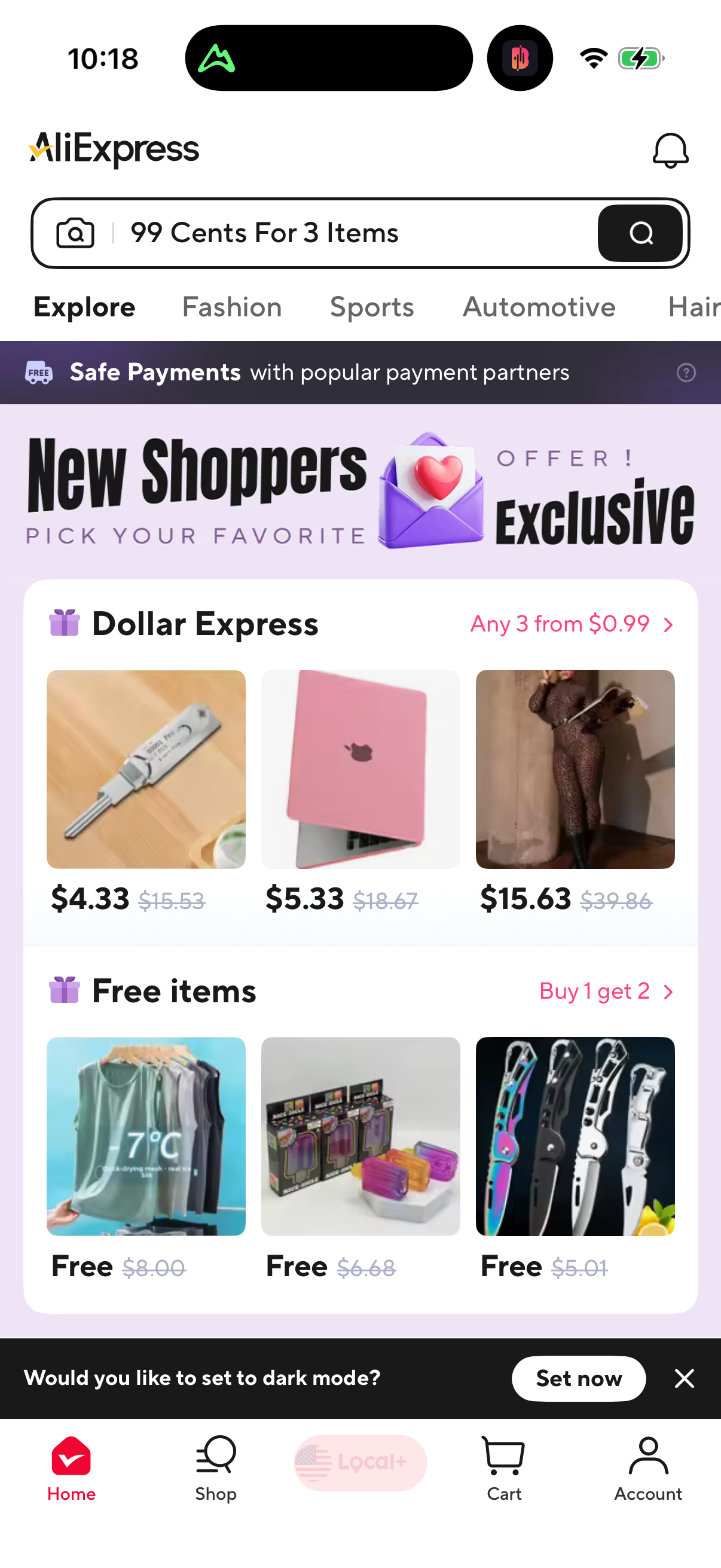 Step 1 of aliexpress Main_tabs