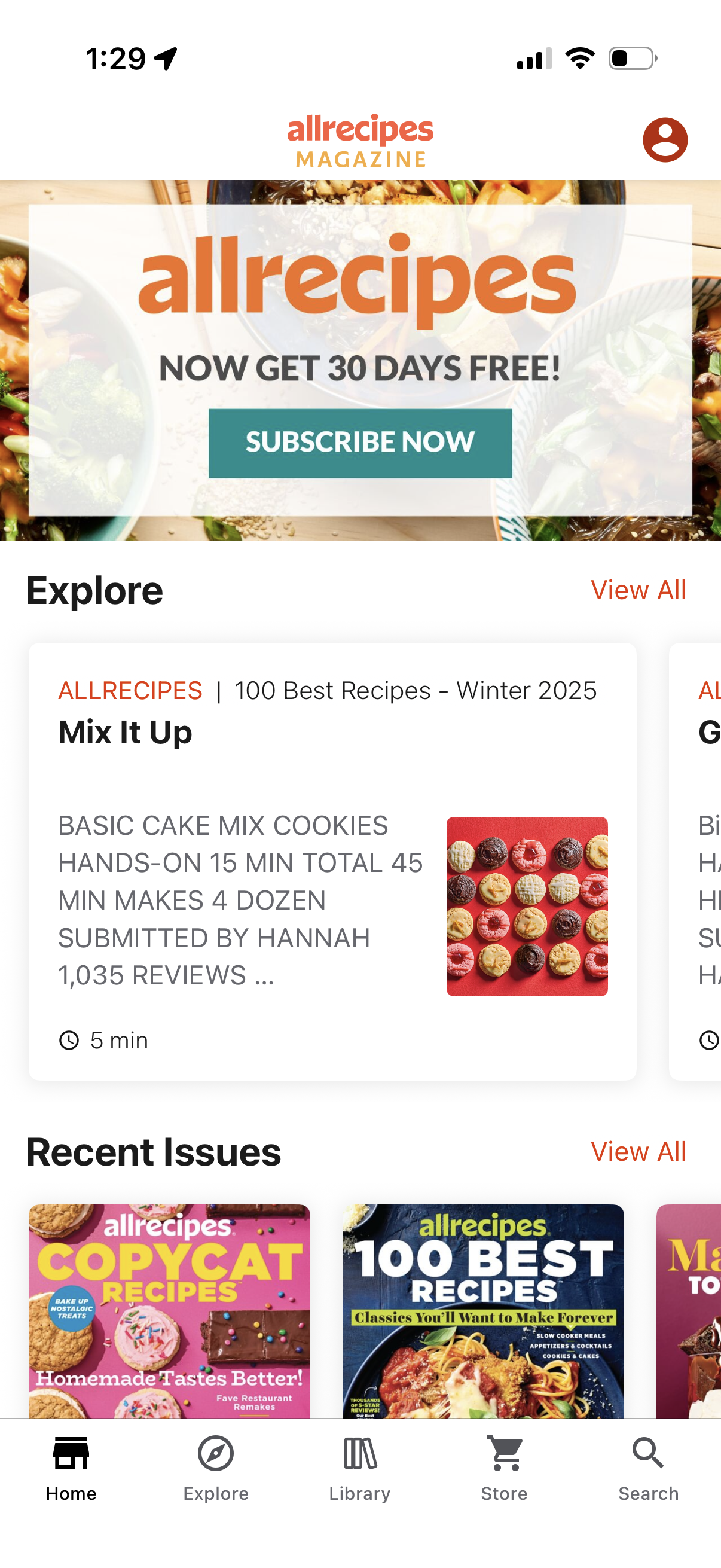allrecipes app screenshot 2