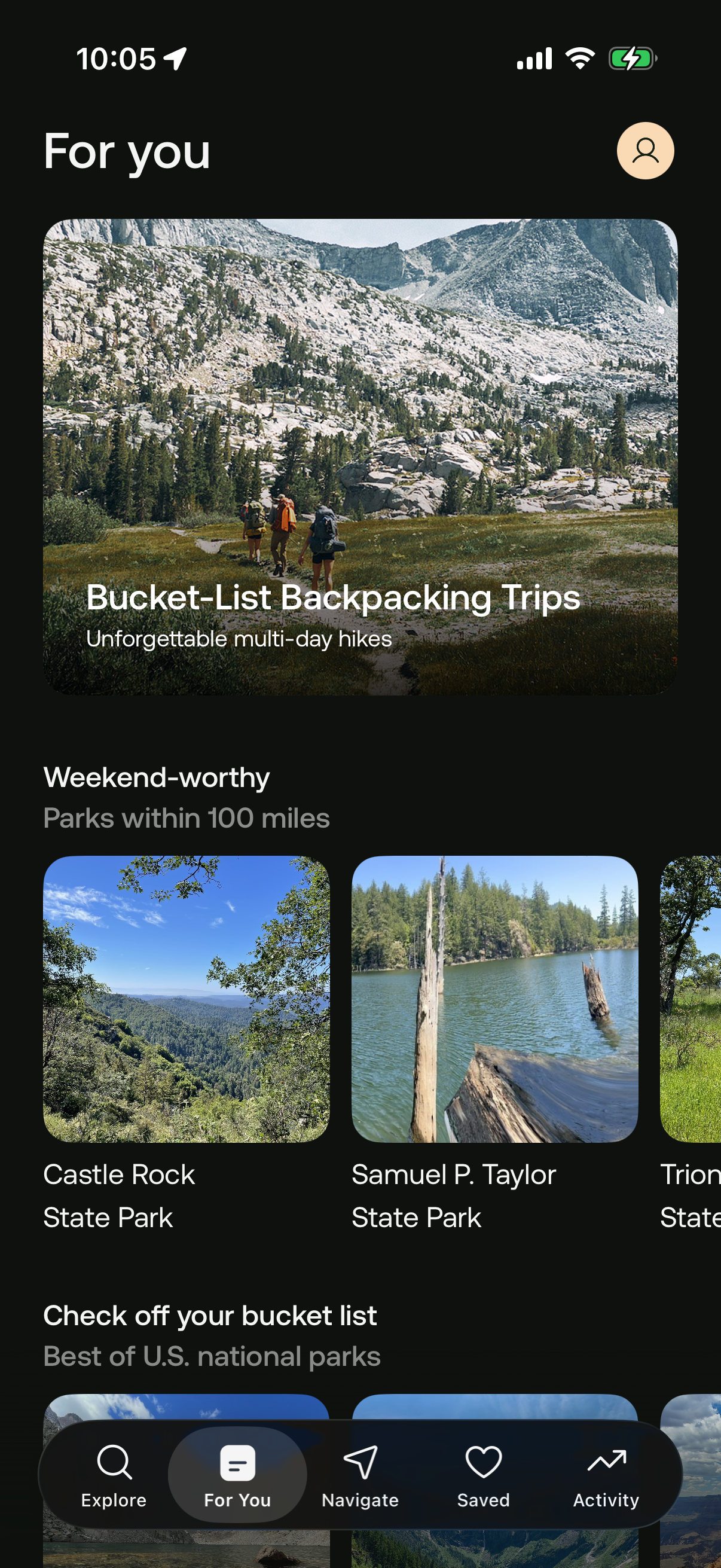 Alltrails app screenshot 3