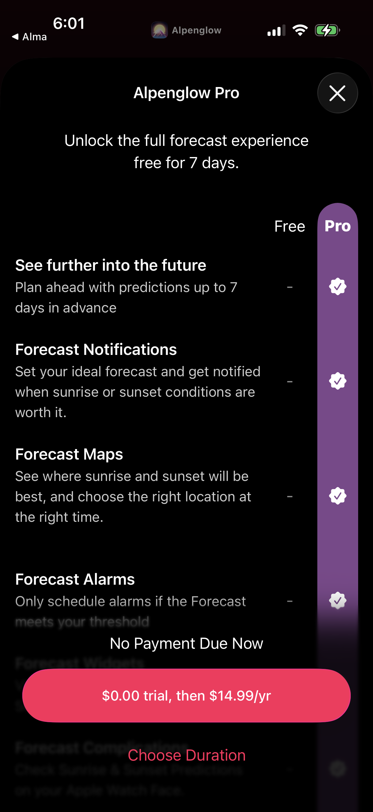 alpenglow app screenshot 3