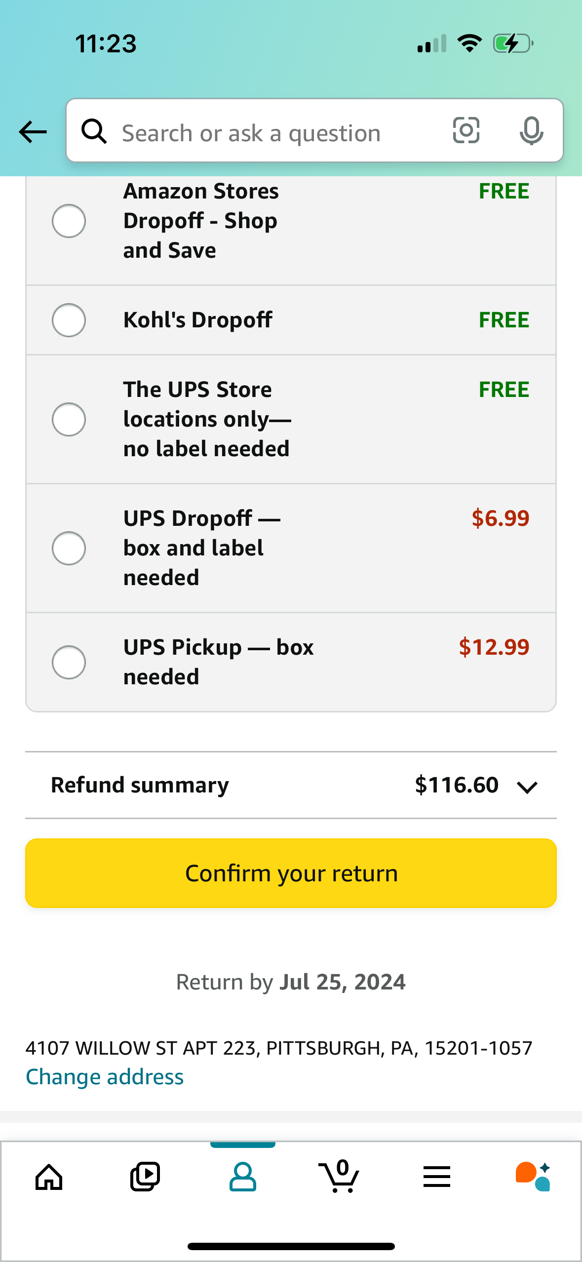 amazon app screenshot 8