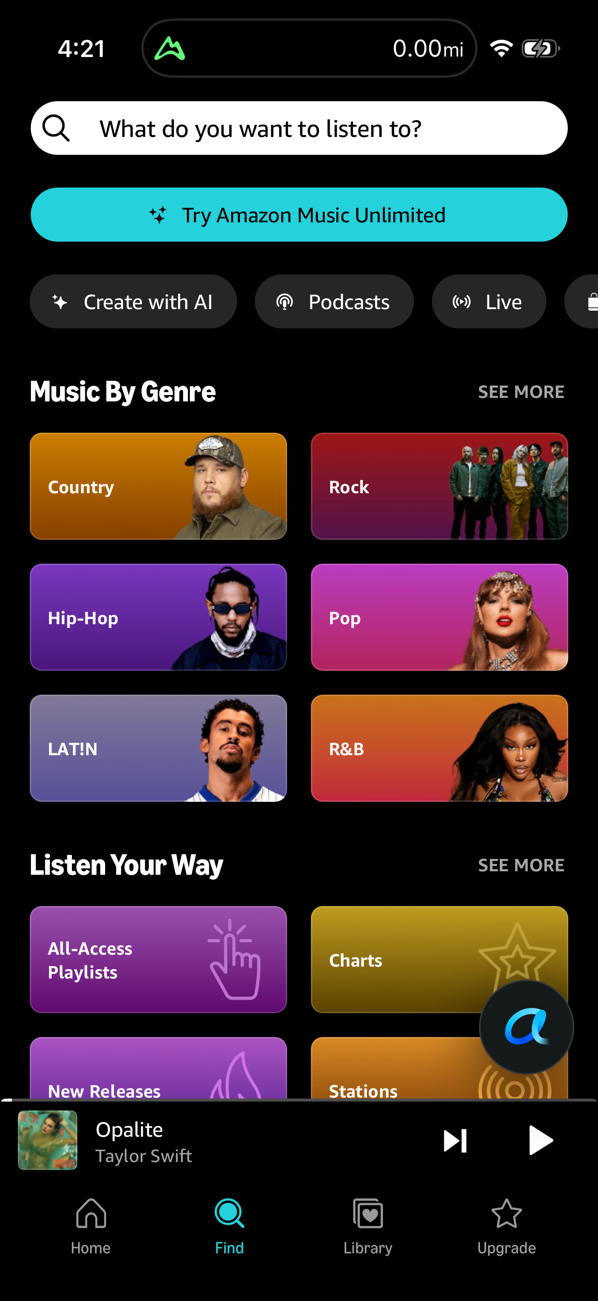 Step 2 of amazon-music Main_tabs