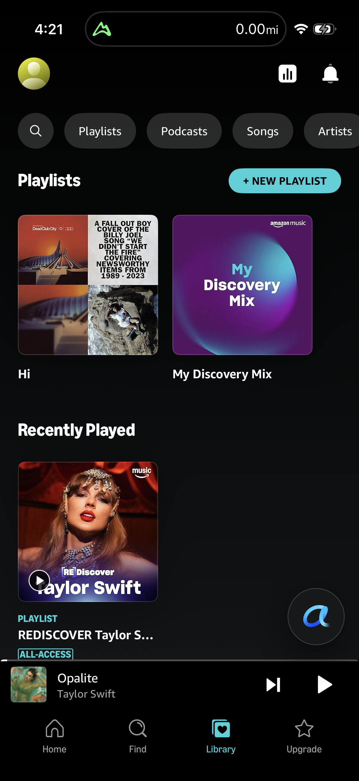 Step 3 of amazon-music Main_tabs