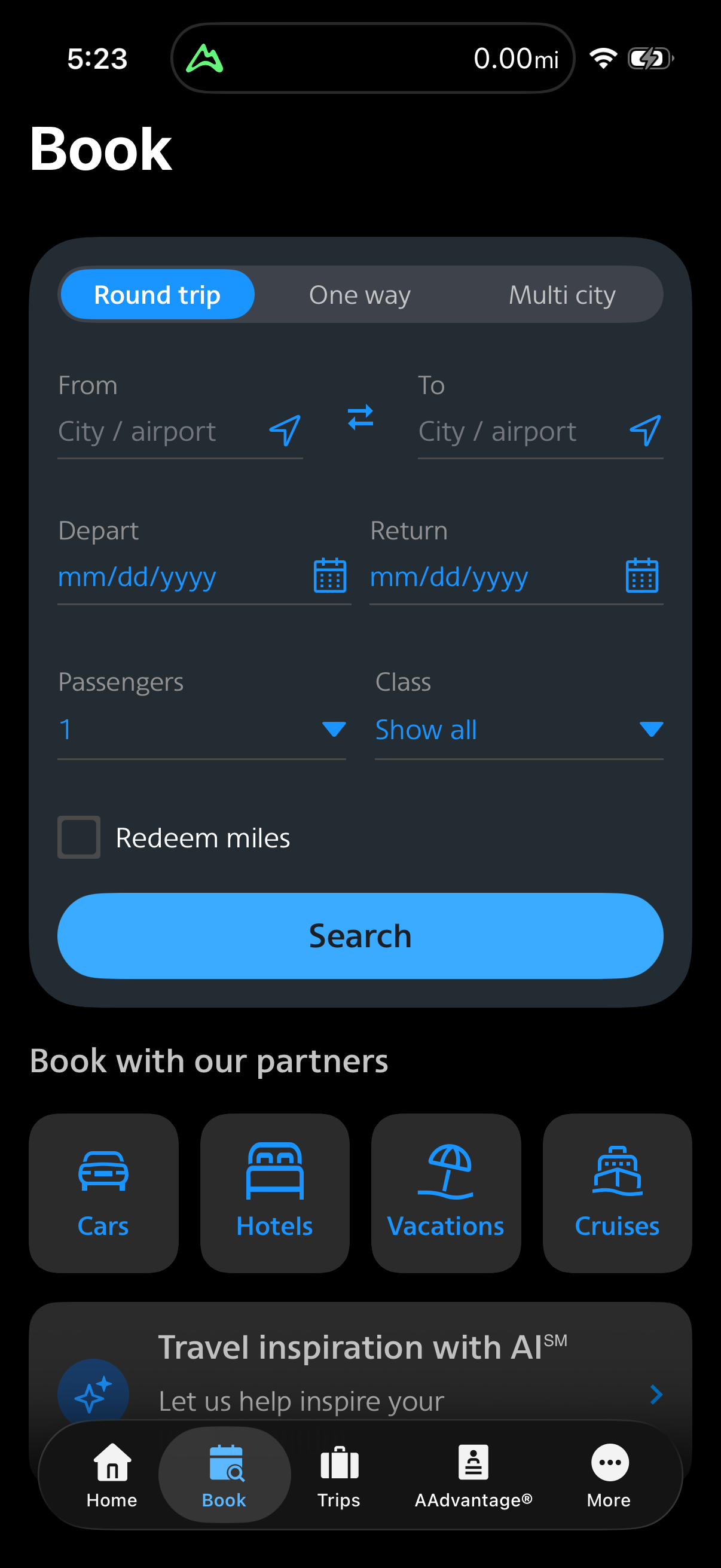 american-airlines screen