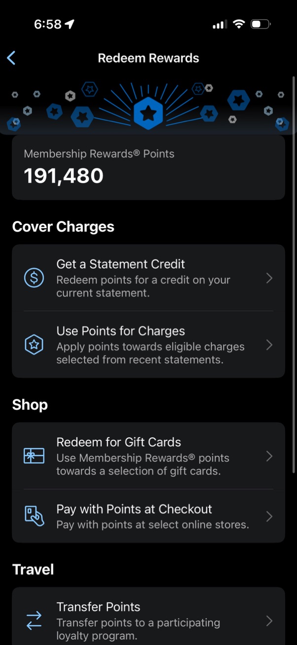 amex app screenshot 40