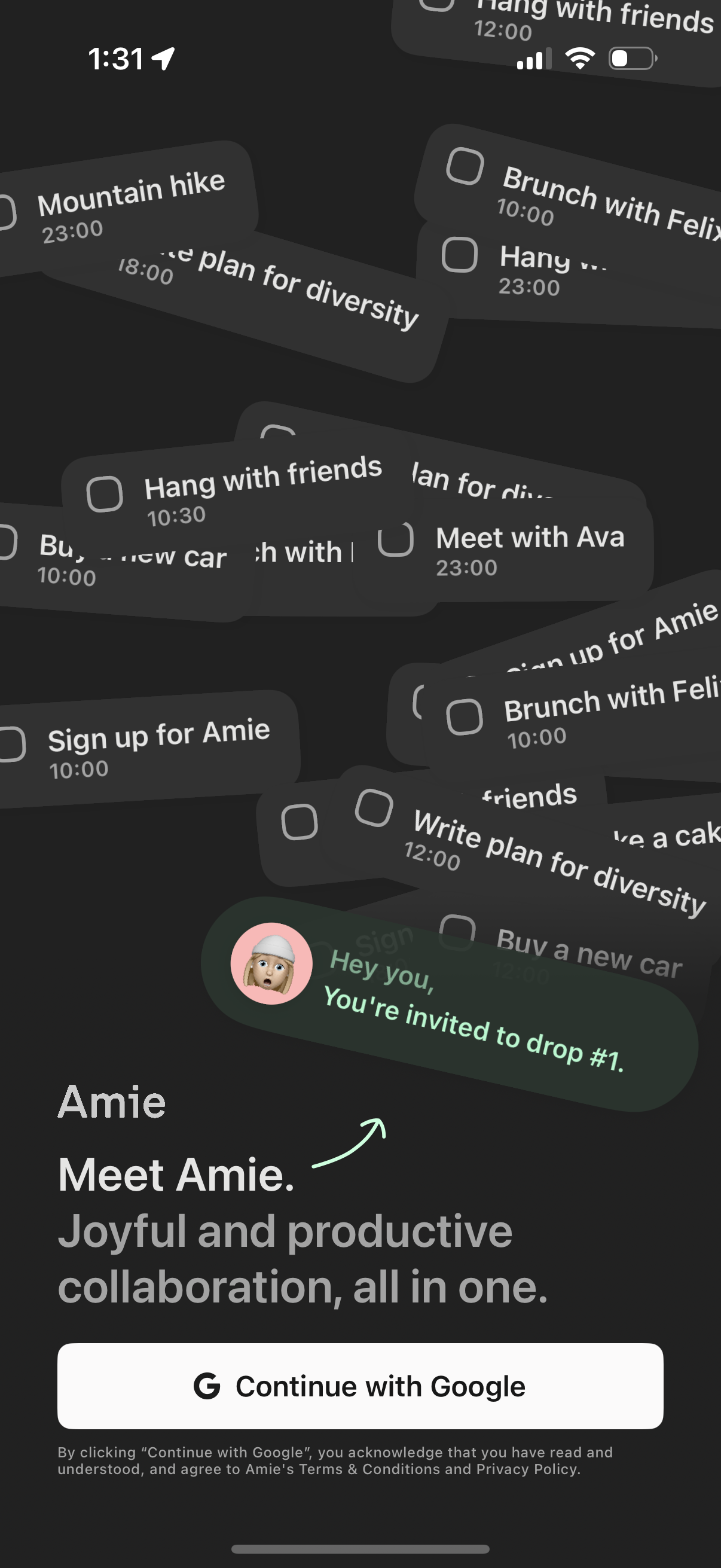 amie app screenshot 3
