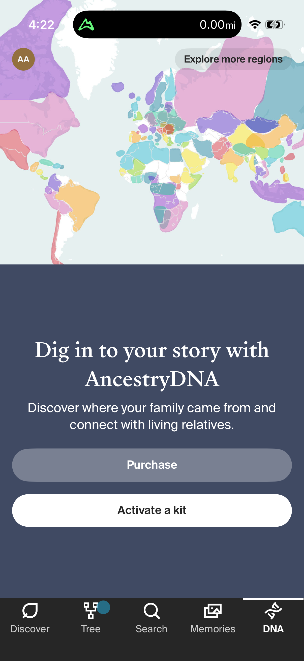 Step 5 of ancestry Main_tabs