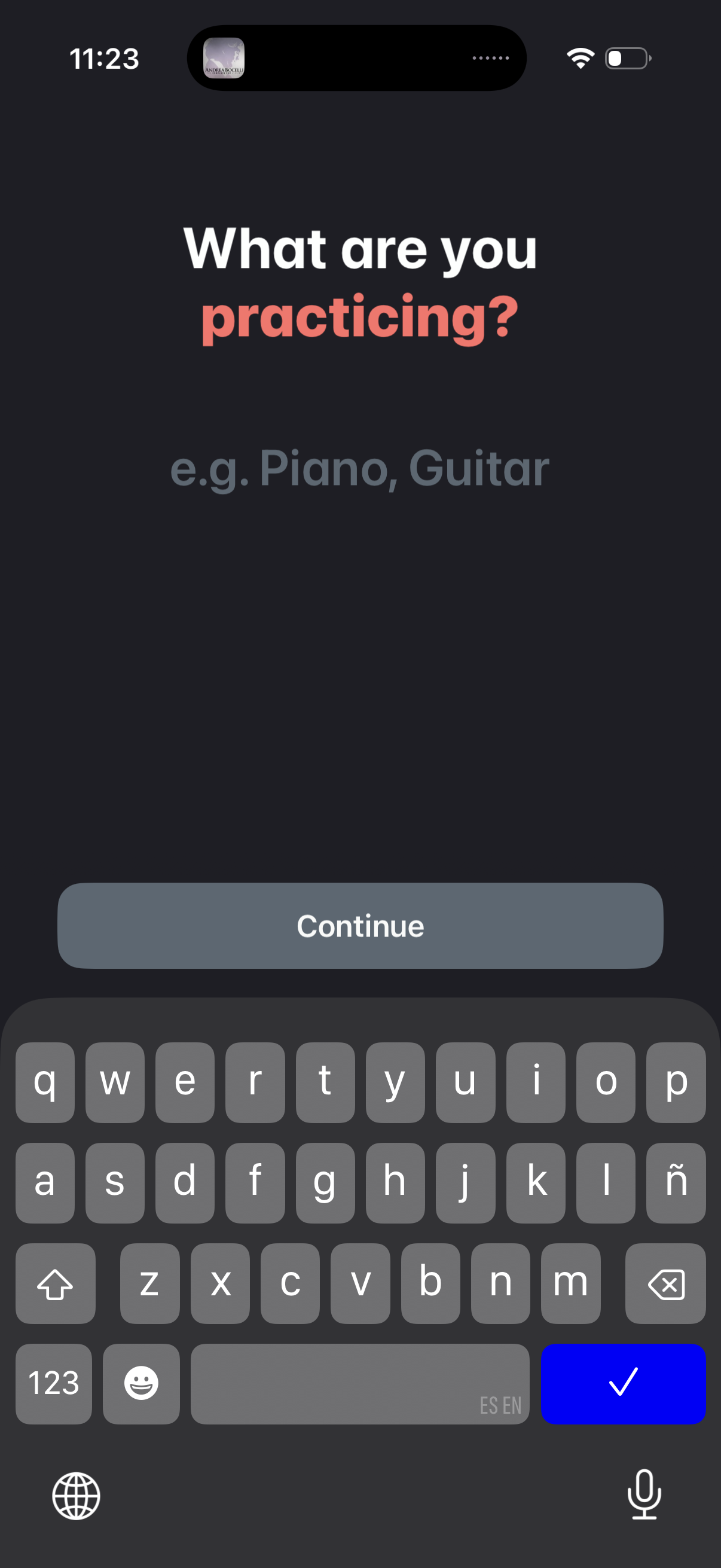 andante complete onboarding