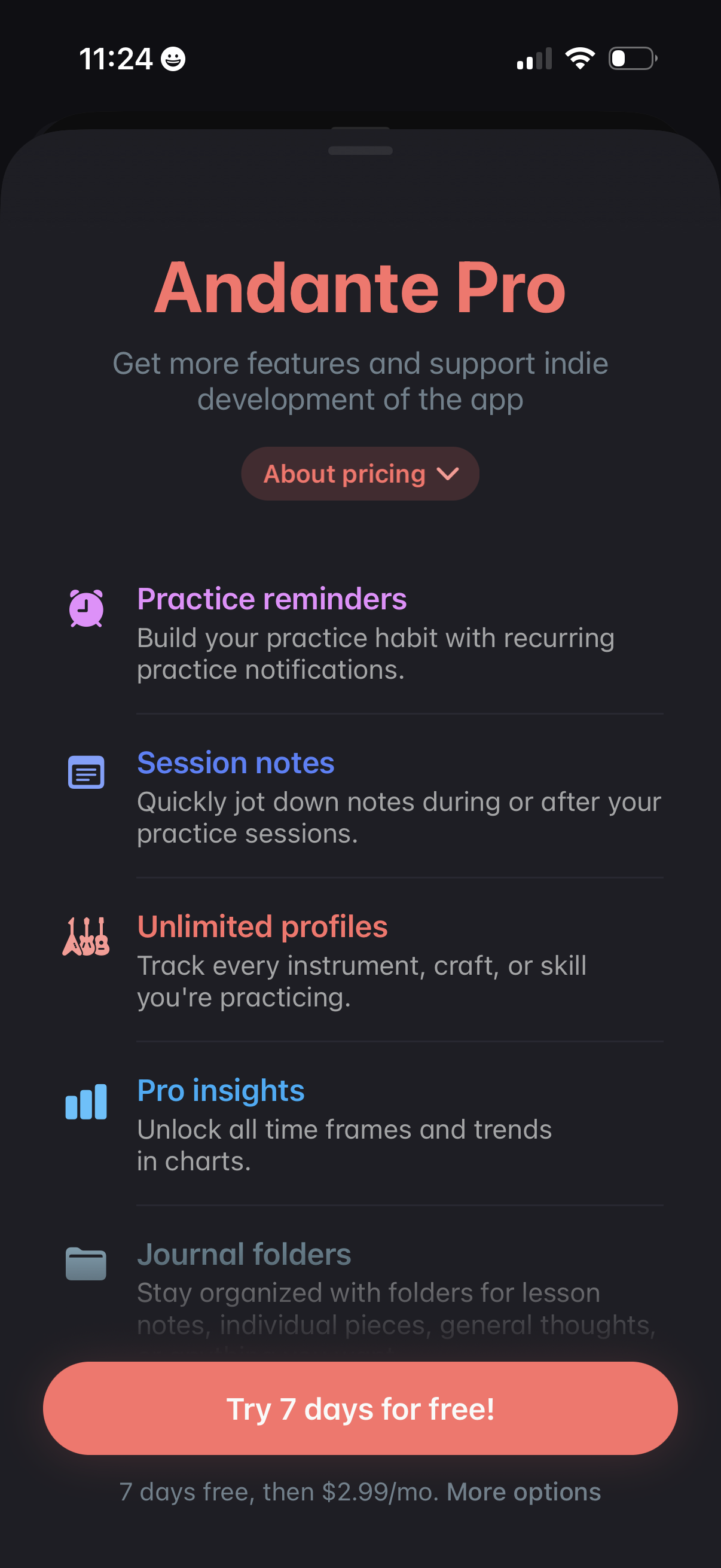 andante app screenshot 22